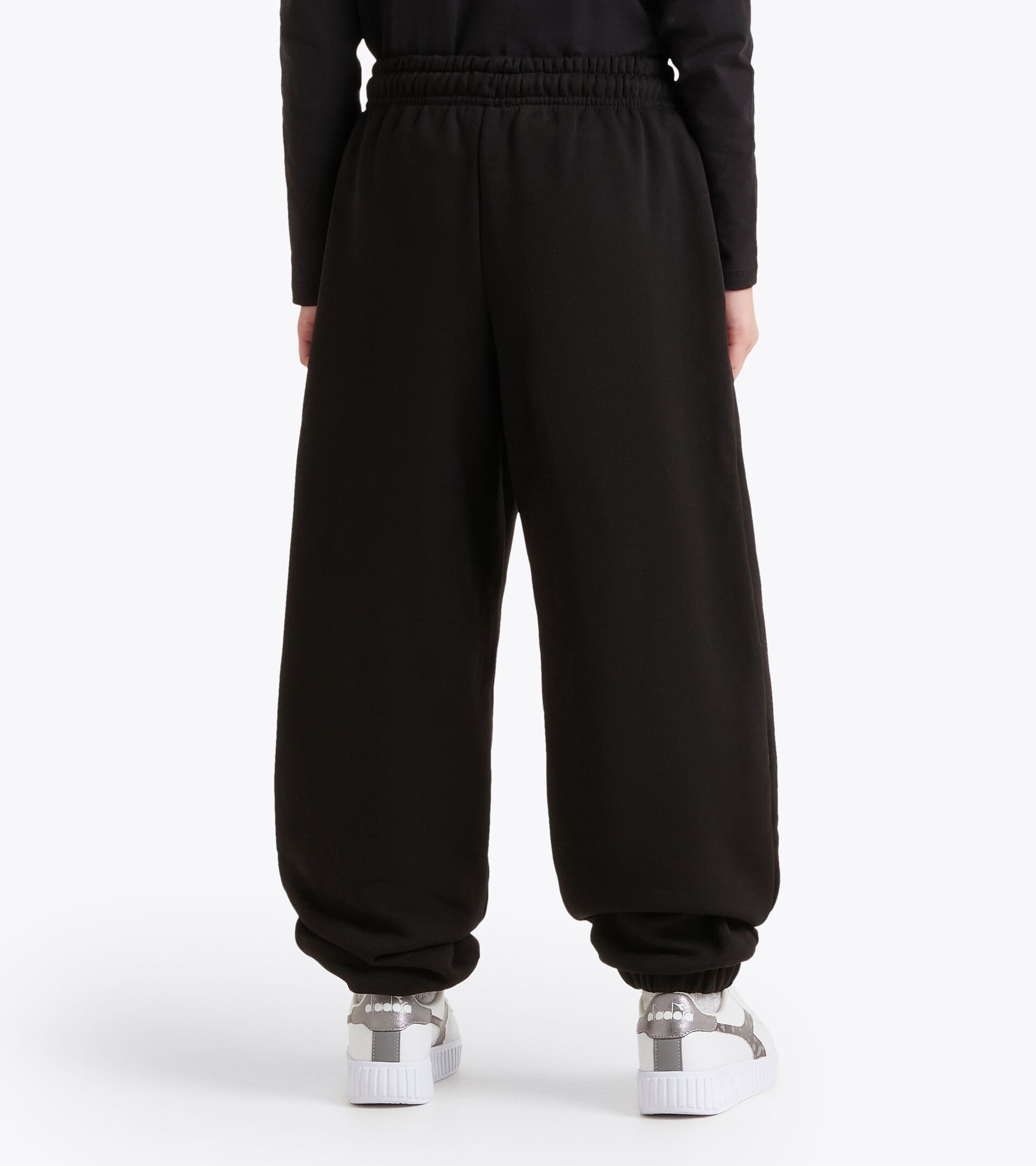 Joggers - Girls JG. JOGGER PANTS WONDERLAND BLACK - Diadora