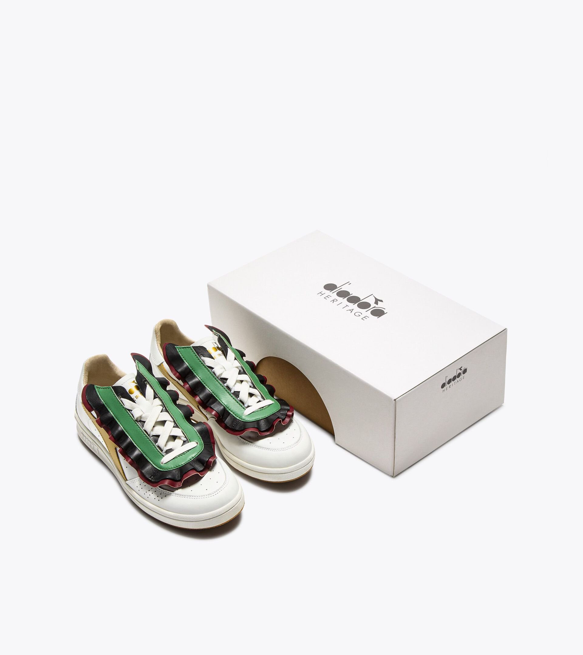 Made in Italy Heritage shoe - Woman B.ELITE ROUGE WN MULTICOLOR - Diadora