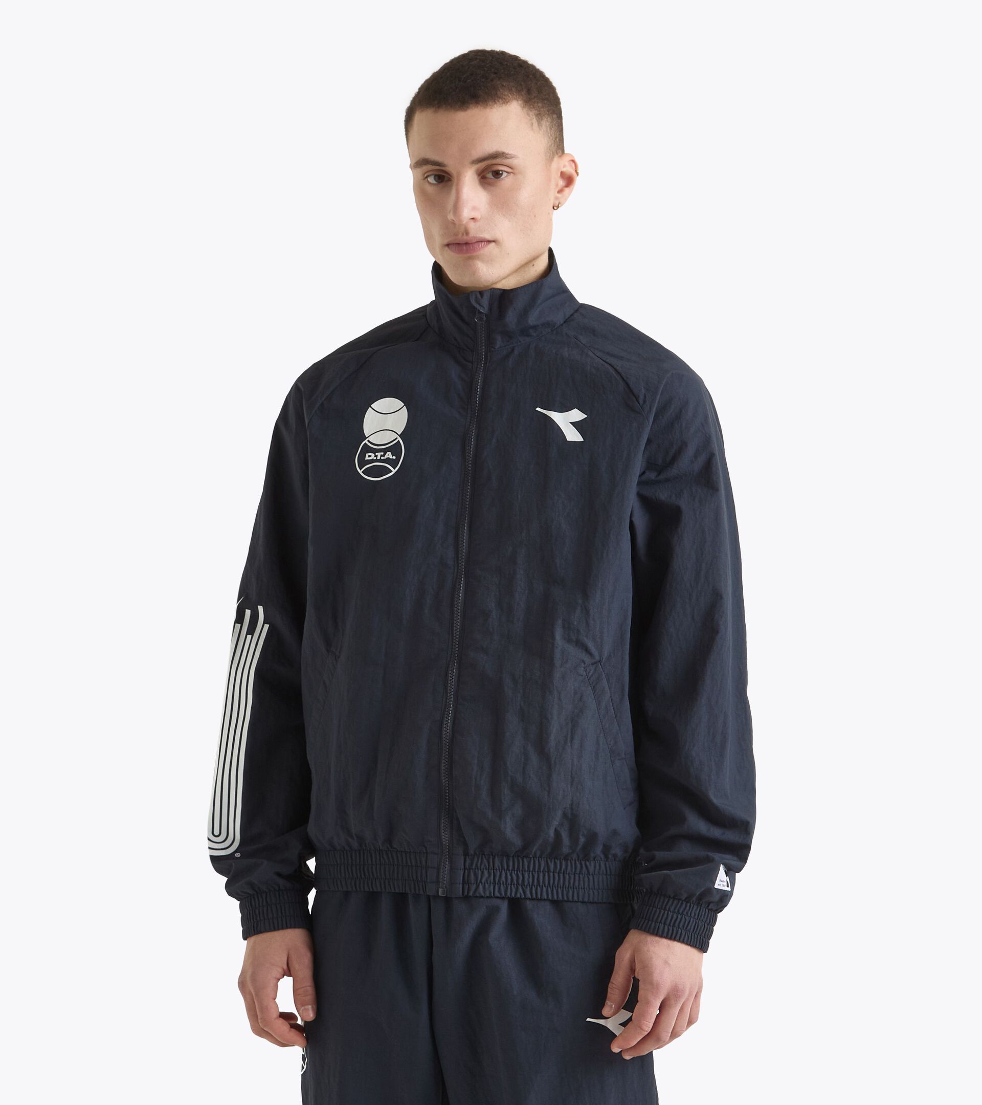 Polyamide Track Jacket - Cross category - All-gender TRACK JACKET SPORTS BLUE DENIM - Diadora