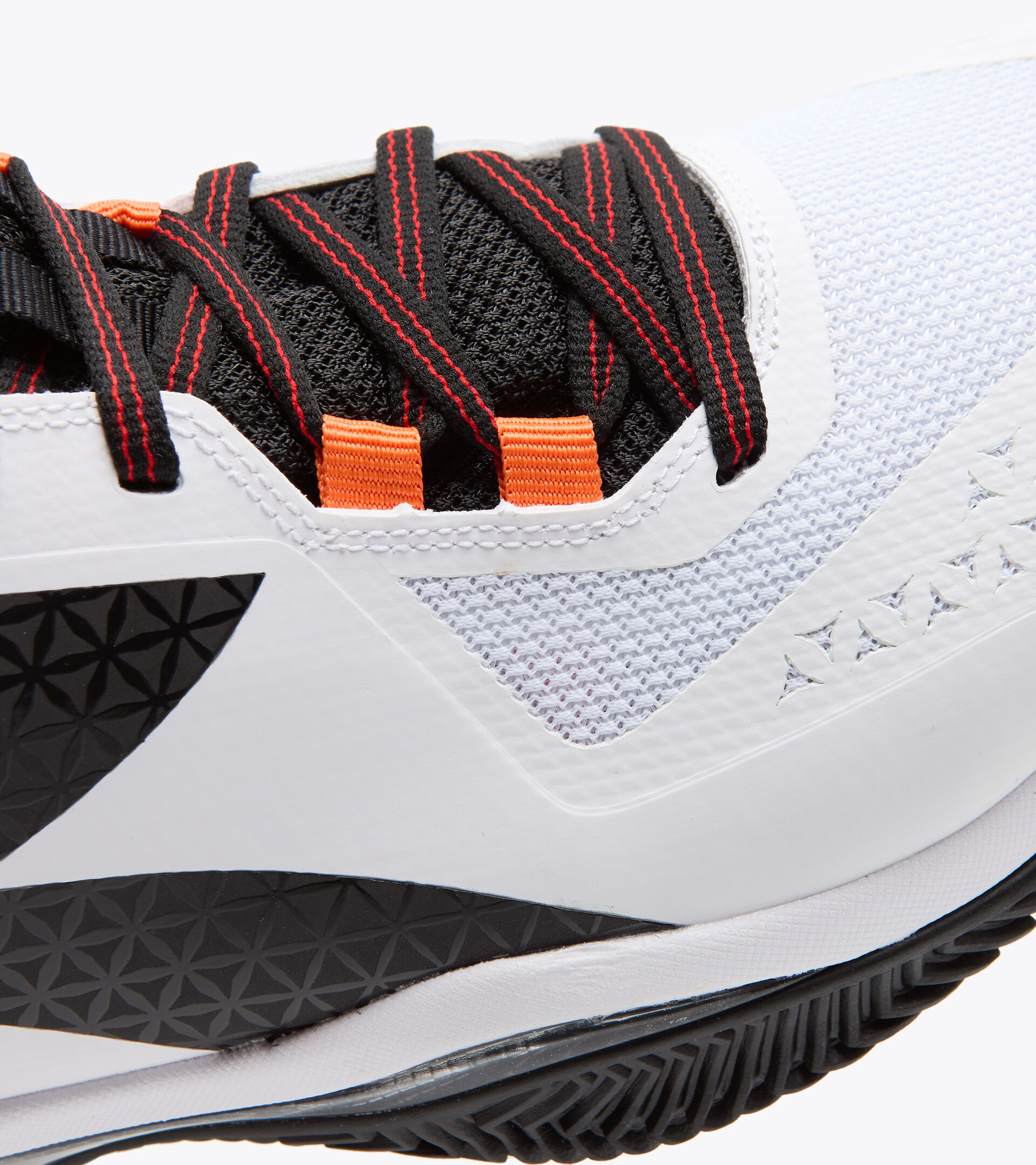 Tennis shoes - Men BLUSHIELD TORNEO CLAY WHITE/BLACK/FIERY RED - Diadora