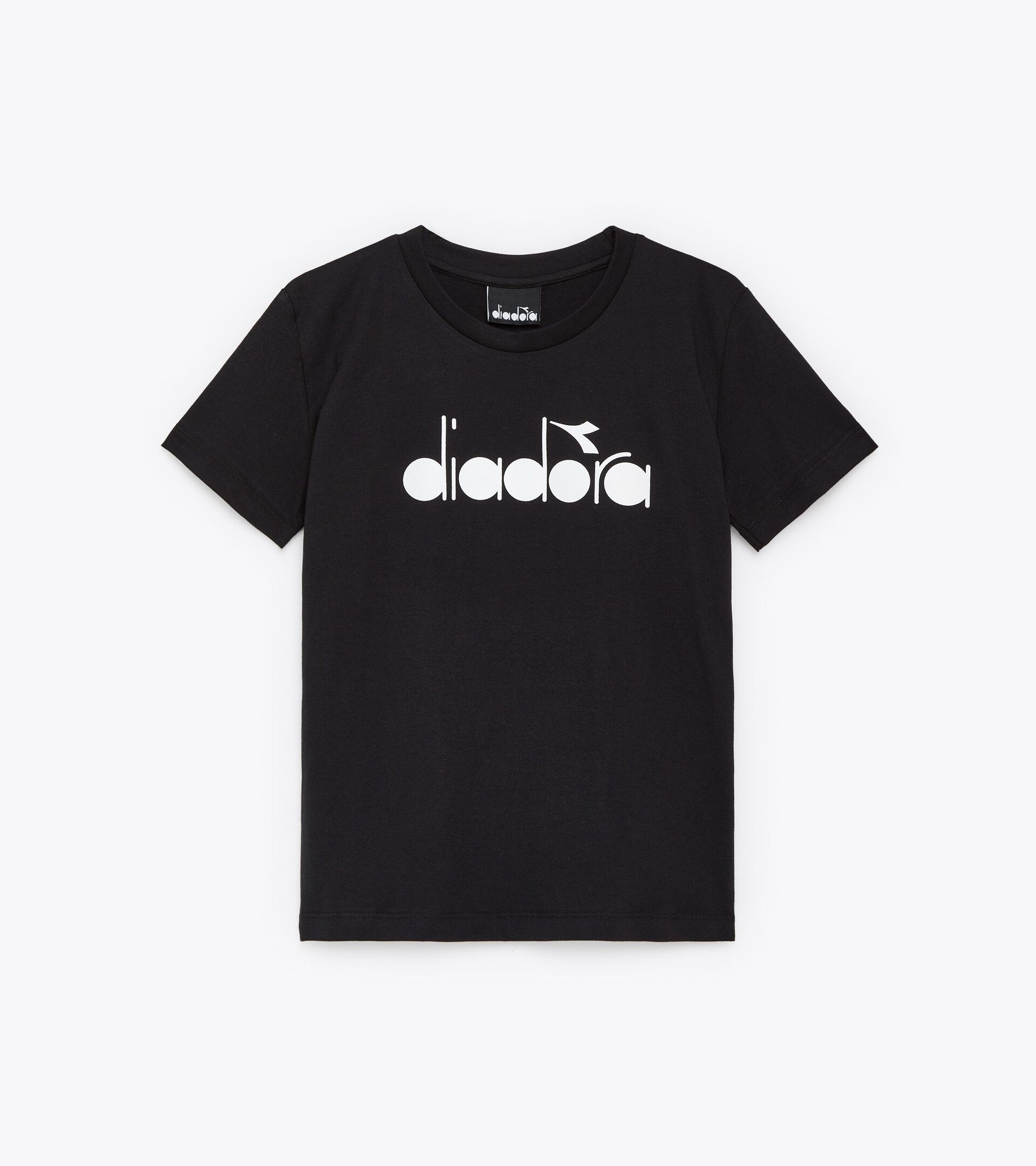 T-shirt in cotone - Bambina JG.T-SHIRT SS WATER COLOR NERO - Diadora
