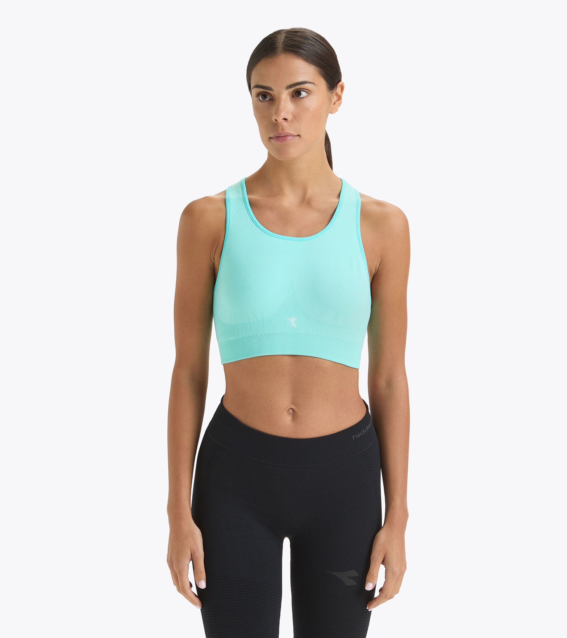 Sports bra - Women L. MEDIUM BRA ACT ARUBA BLUE - Diadora