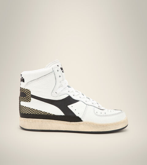 Heritage-Schuh - Damen MI BASKET AGE OF BEAUTY WN BIANCO/ORO/NERO - Diadora