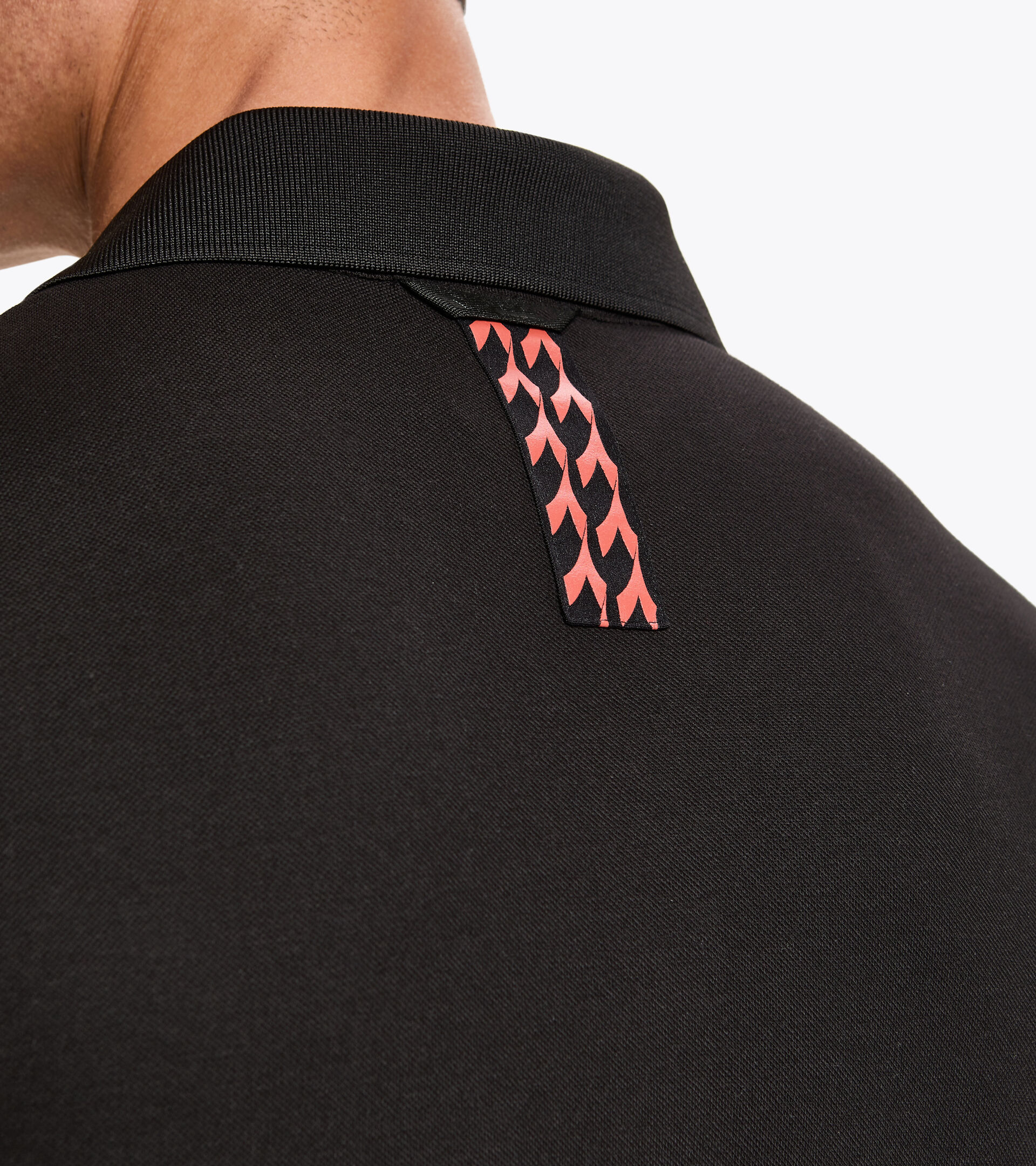 Tennis polo shirt - Men POLO STATEMENT SS BLACK - Diadora