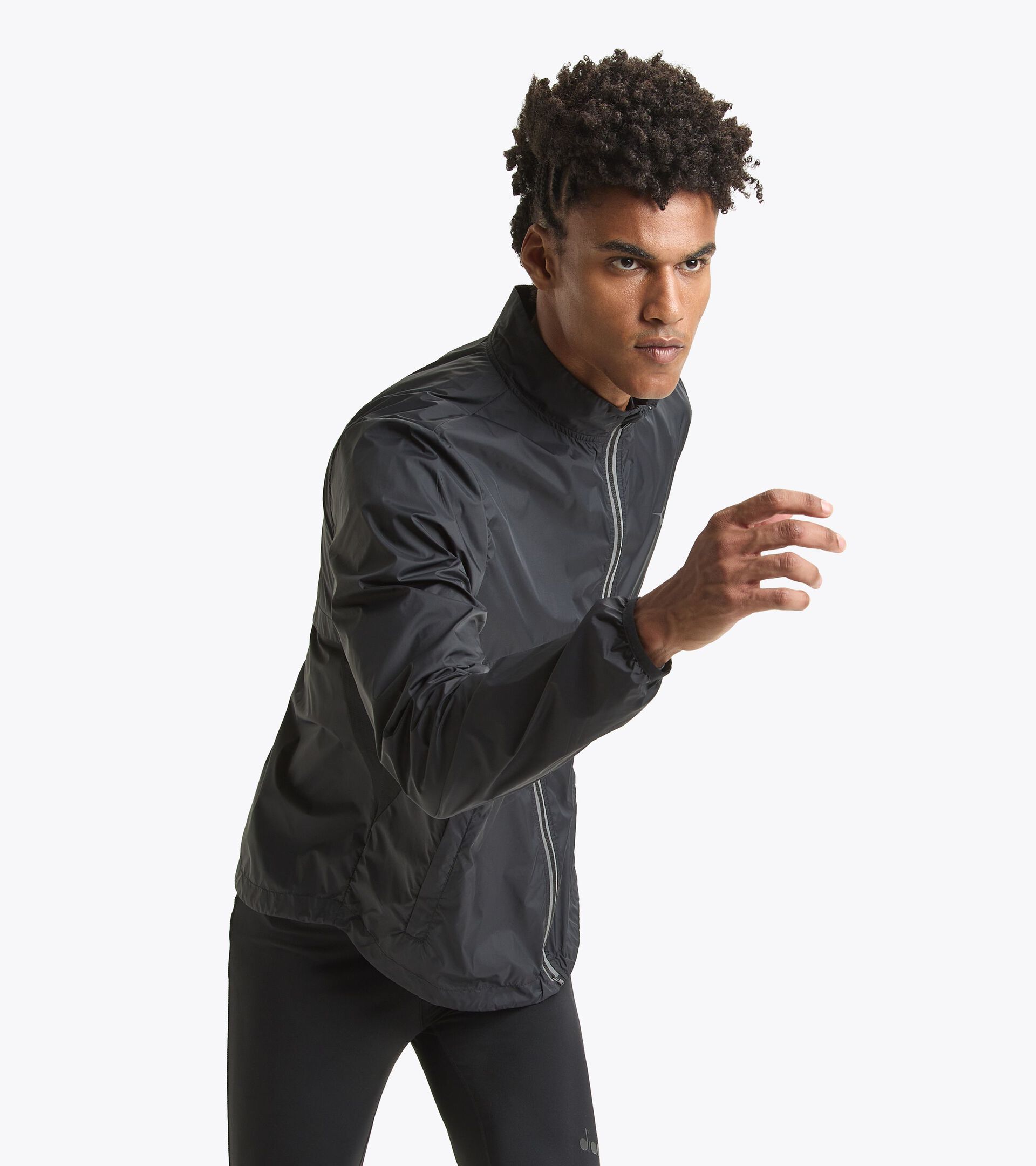 Chaqueta cortavientos plegable - Hombre PACKABLE WIND JACKET NEGRO - Diadora