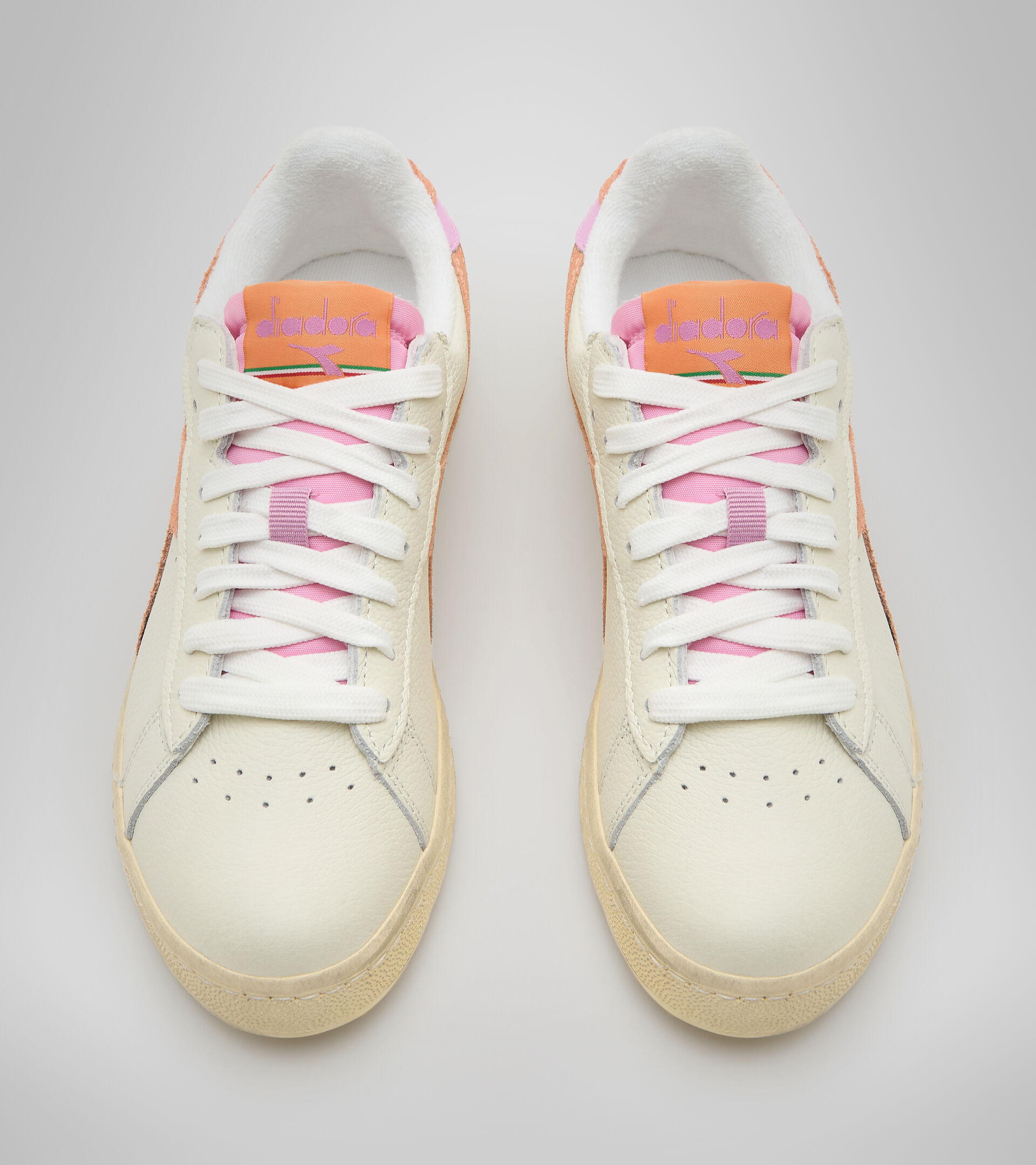 Chaussures de sportswear - Femme GAME L LOW ICONA WN ROSE CANTALOUP/LAVANDE PASTEL - Diadora