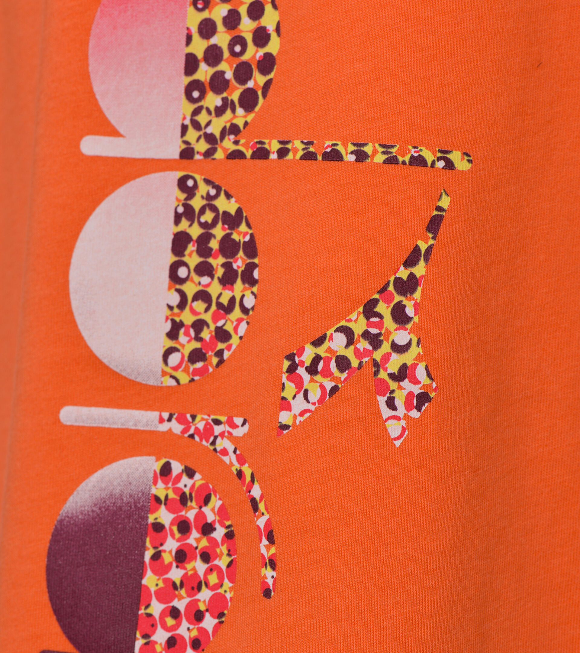 Apparel Sport BAMBINO JB. T-SHIRT SS DIADORA CLUB ARANCIO NASTURZIO Diadora