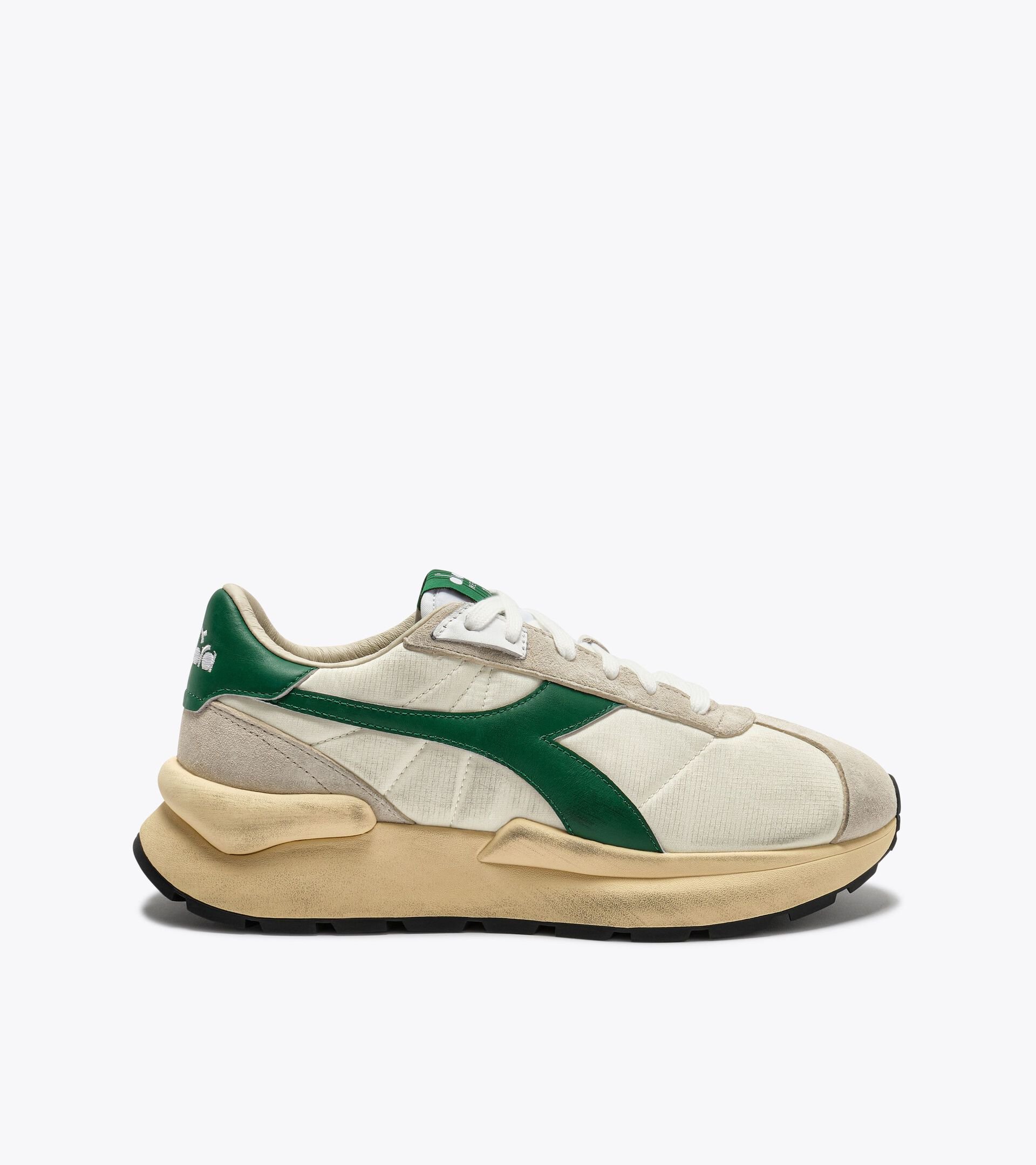Heritage Leather Sneakers - Women&rsquo;s
 MERCURY ELITE SPRINT SW WHITE/VERDANT GREEN - Diadora