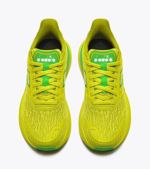 Running shoe - Comfort and stability - Men's NUCLEO 2 SULPHUR SPRING/GREEN FLASH - Diadora