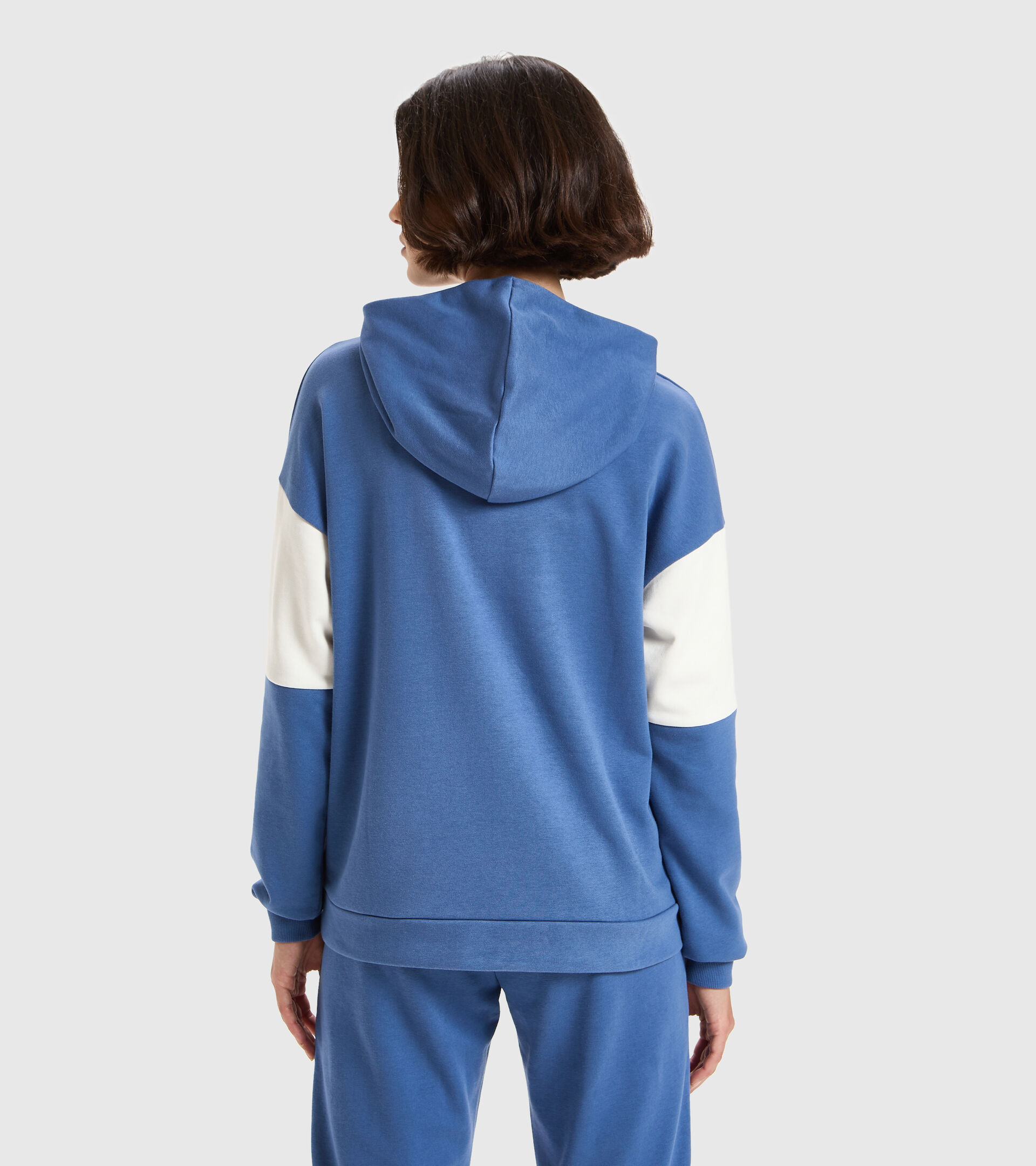 Hooded sweatshirt - Women L.HOODIE LUSH BIJOU BLUE - Diadora