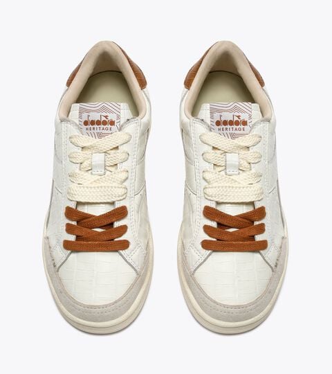 Leather Heritage sneakers - Women's PRESTIGE CROCO WN CAMEL - Diadora