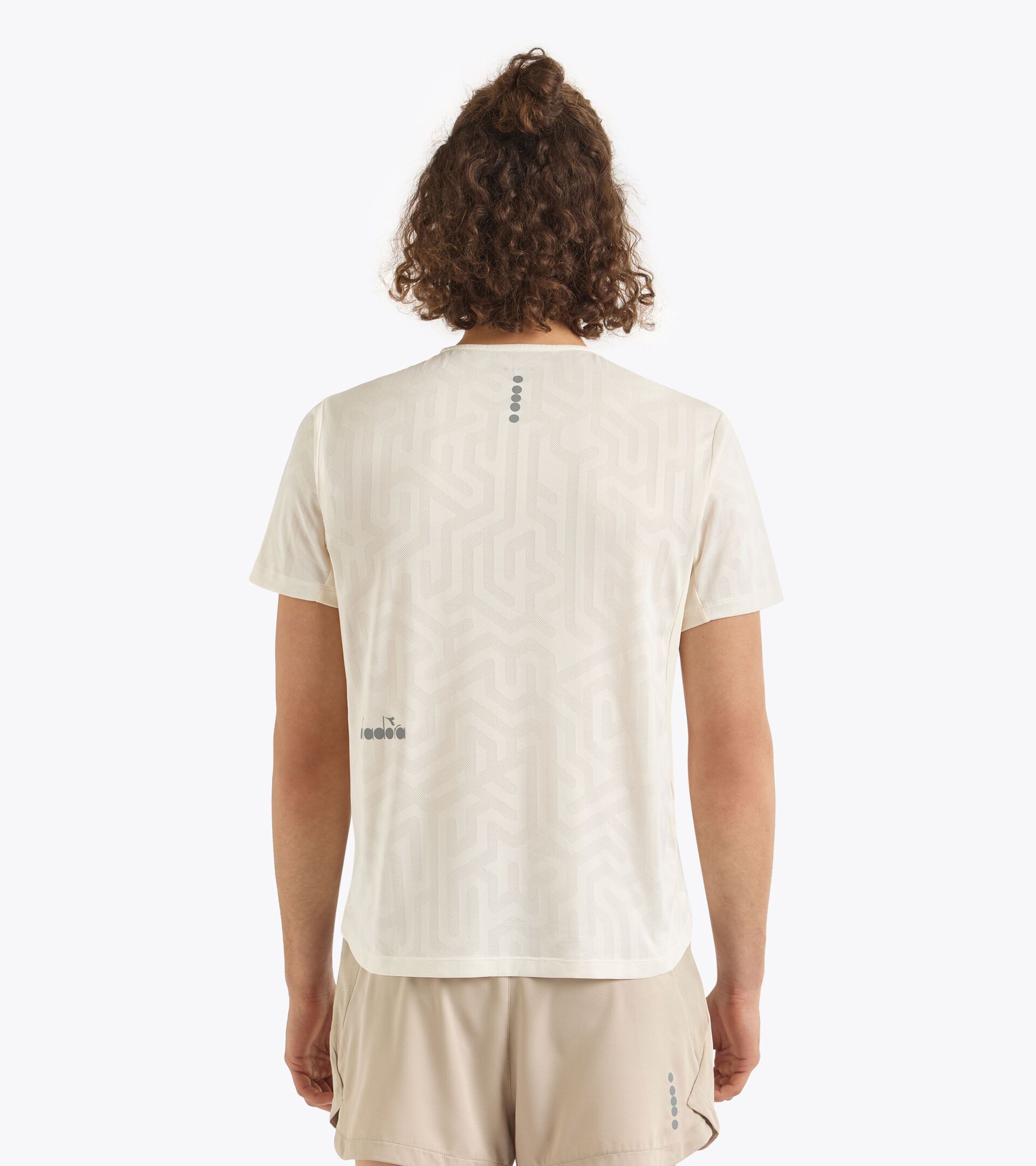 Running t-shirt - Coolcore light fabric - Men’s SUPER LIGHT SS T-SHIRT WHISPER WHITE - Diadora