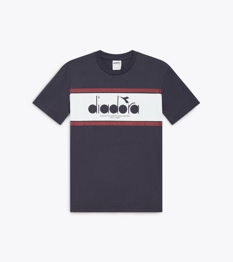 T-SHIRT SS LOGO, DENIMBLAU/WEISS T-Shirts - alle Geschlechter T-SHIRT SS LOGO DENIMBLAU/WEISS - Diadora