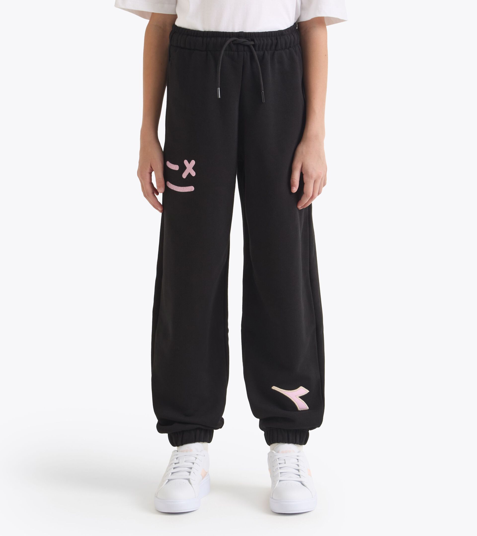 Jogger - Coupe confort - Ado fille
JG. JOGGER PANTS PINK SMILE NOIR - Diadora
