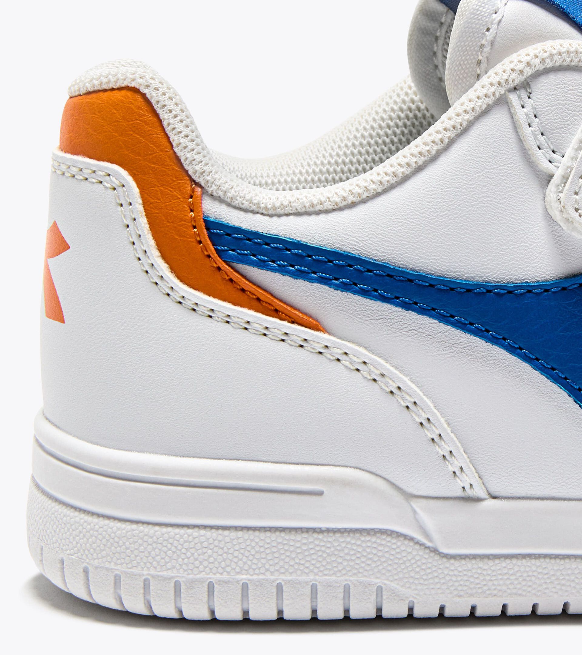 Sports shoes - Kids 4-8 years RAPTOR LOW PS WHT/IMPERIAL BL/PERSIMMON ORG - Diadora