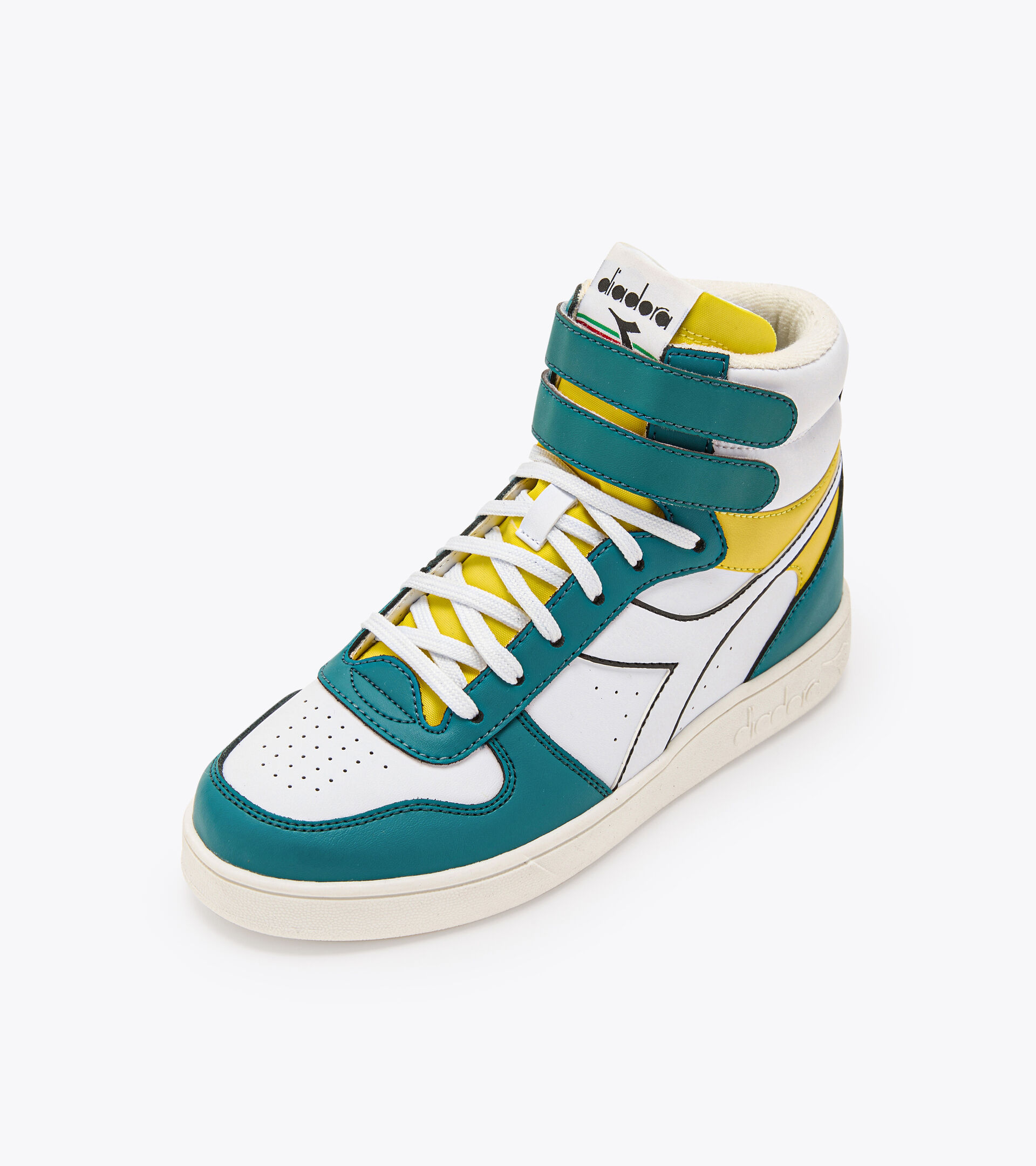Sports shoes - Youth 8-16 years MAGIC BASKET MID GS DEEP LAKE/PASSION FRUIT - Diadora