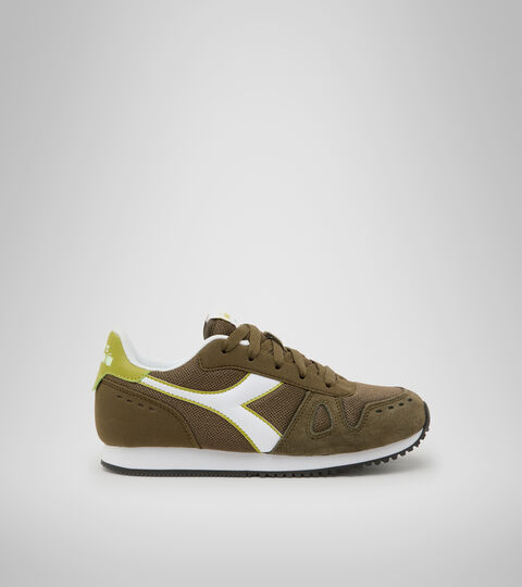 Sports shoes - Youth 8-16 years SIMPLE RUN GS OLIVE GREEN - Diadora
