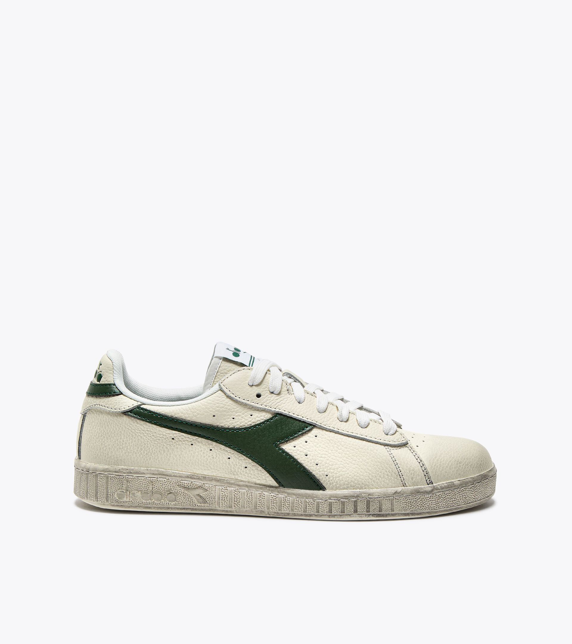 Chaussures de sport - Unisexe GAME L LOW WAXED BLANC/VERTS PATURAGES - Diadora