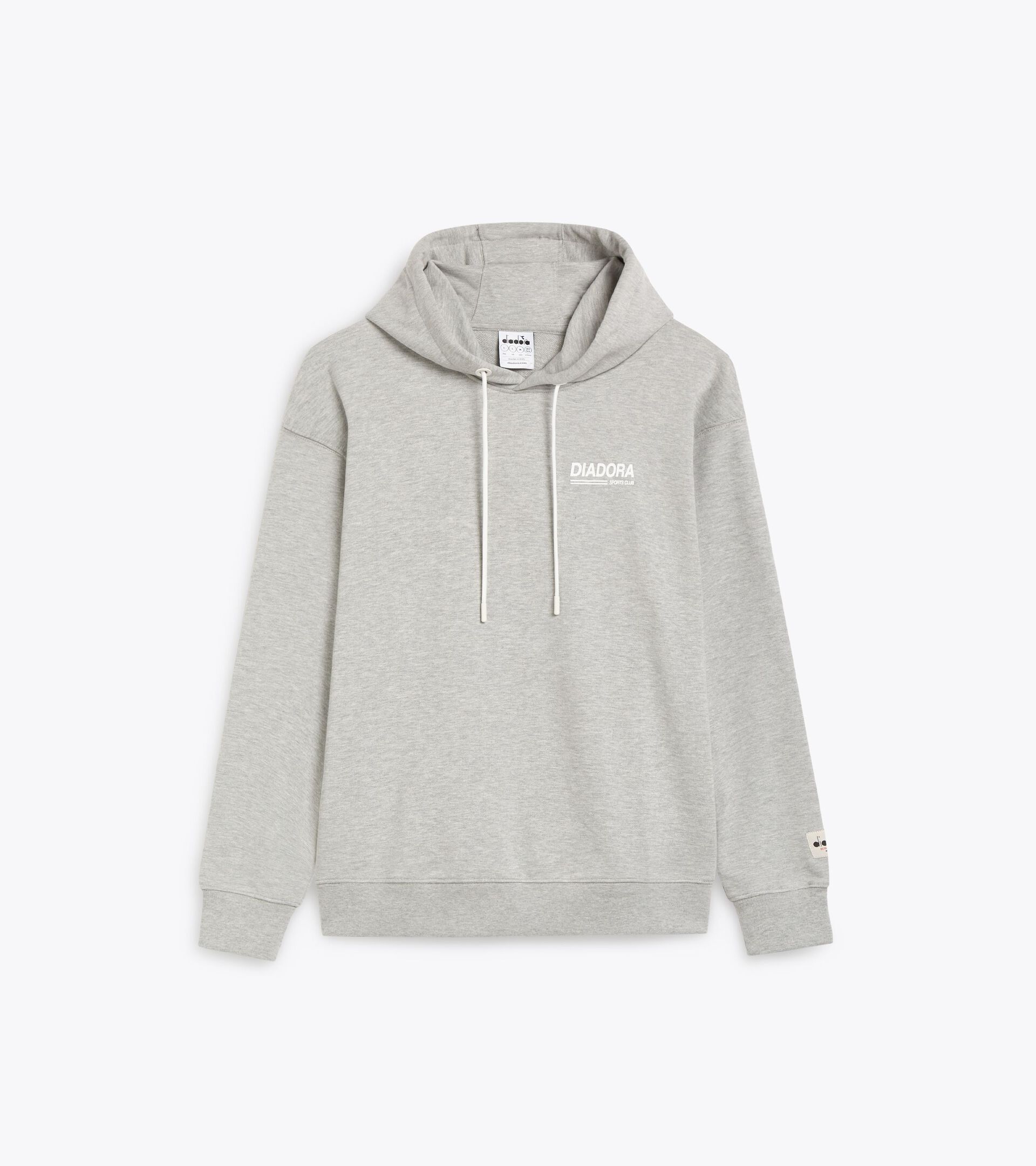 Legacy hoodie with a comfort fit - Made in Italy - All-Gender
 HOODIE LEGACY HIGH RISE MELANGE - Diadora