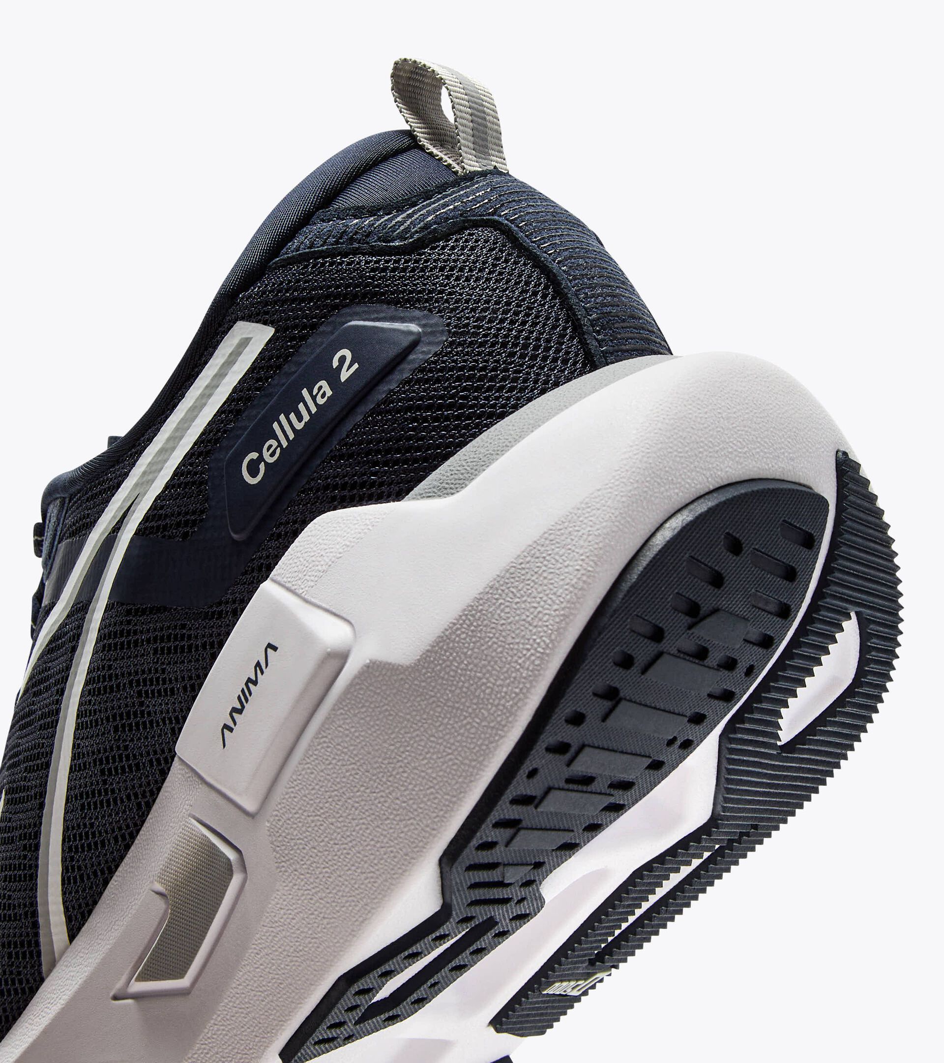 Neutral running shoe - Comfort and stability - Men&rsquo;s CELLULA 2 BLUE CORSAIR/WHITE - Diadora