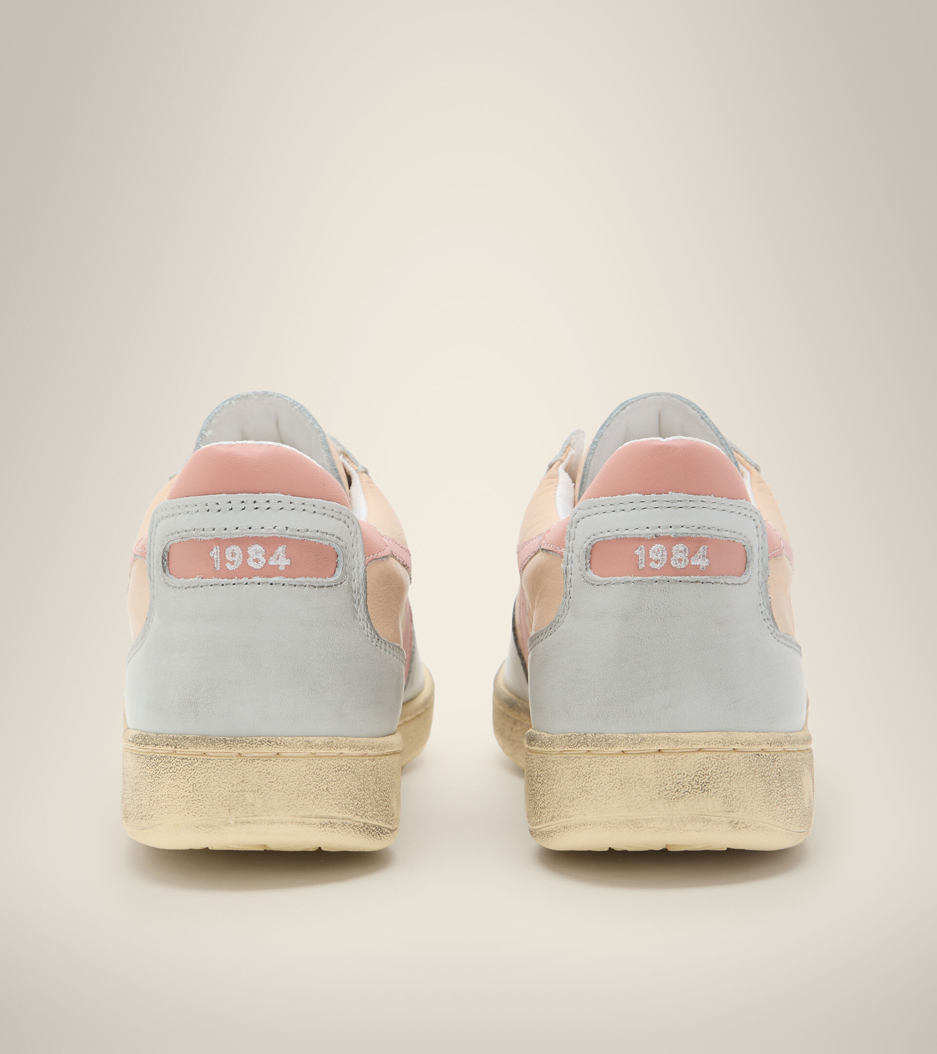 Heritage shoes - Unisex MI BASKET LOW USED APPLEBLOSSOM - Diadora