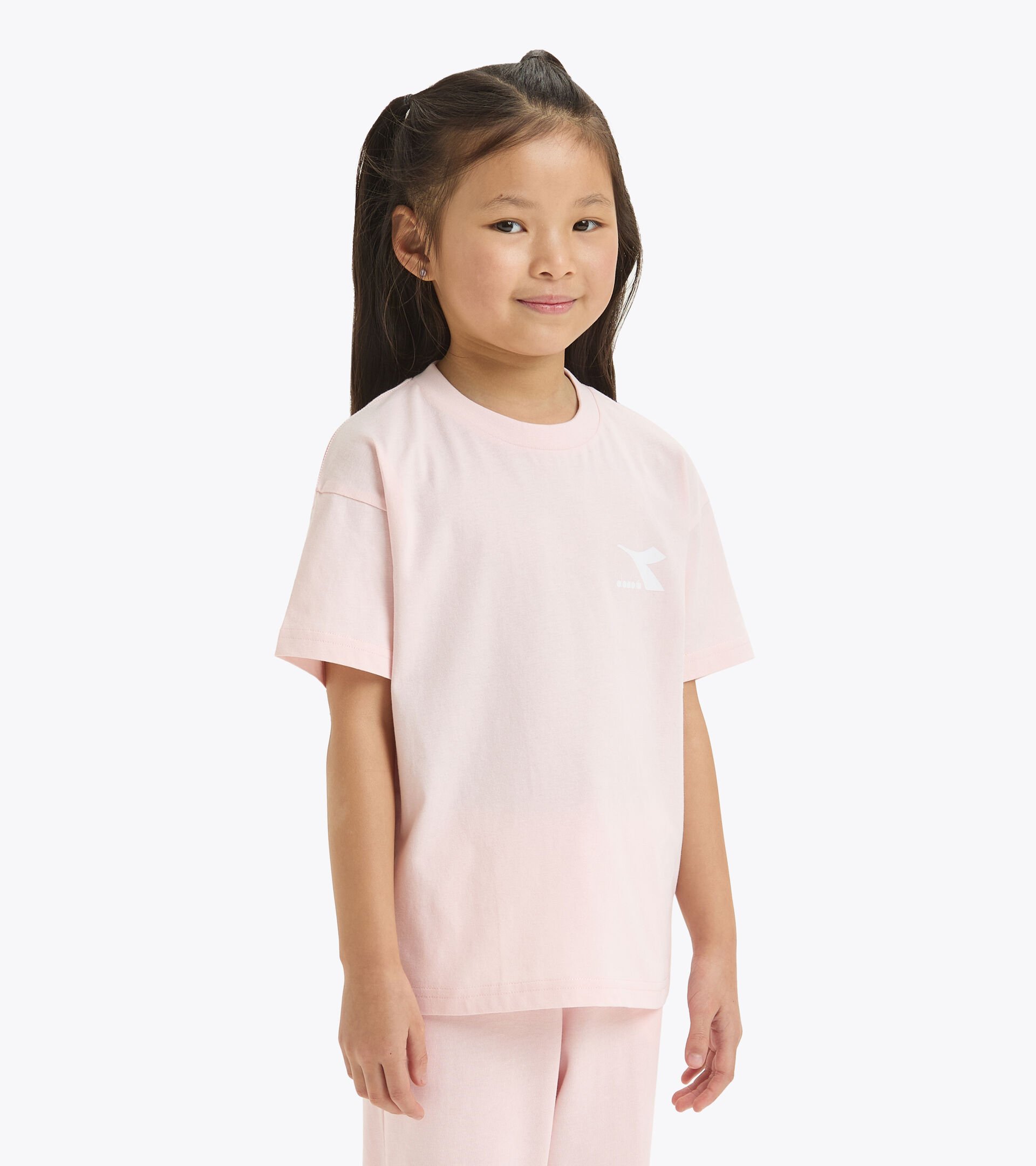 Cotton t-shirt - Kids JU.T-SHIRT SS SL WILD ROSE (50207) - Diadora