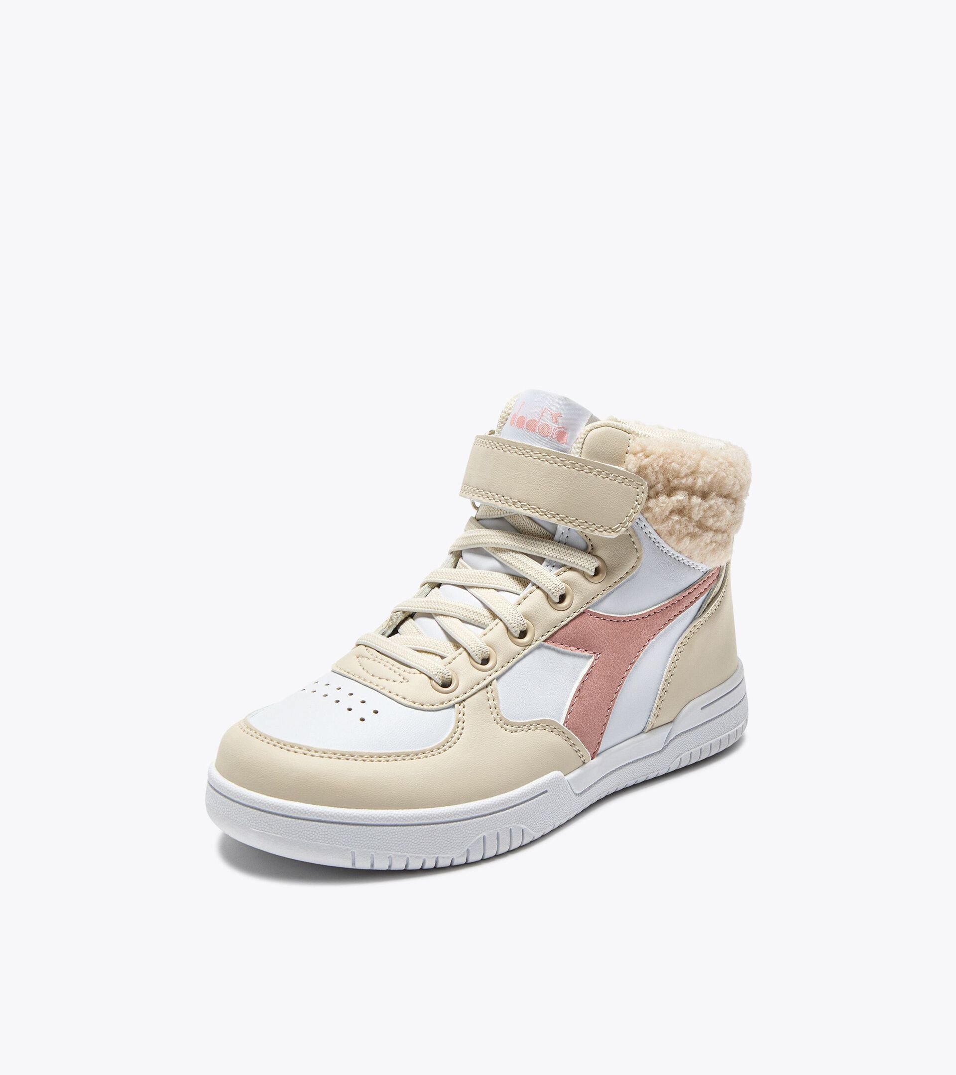Sports shoes - Kids 4-8 years RAPTOR MID FRIZZLE PS PINK BLOSSOM - Diadora