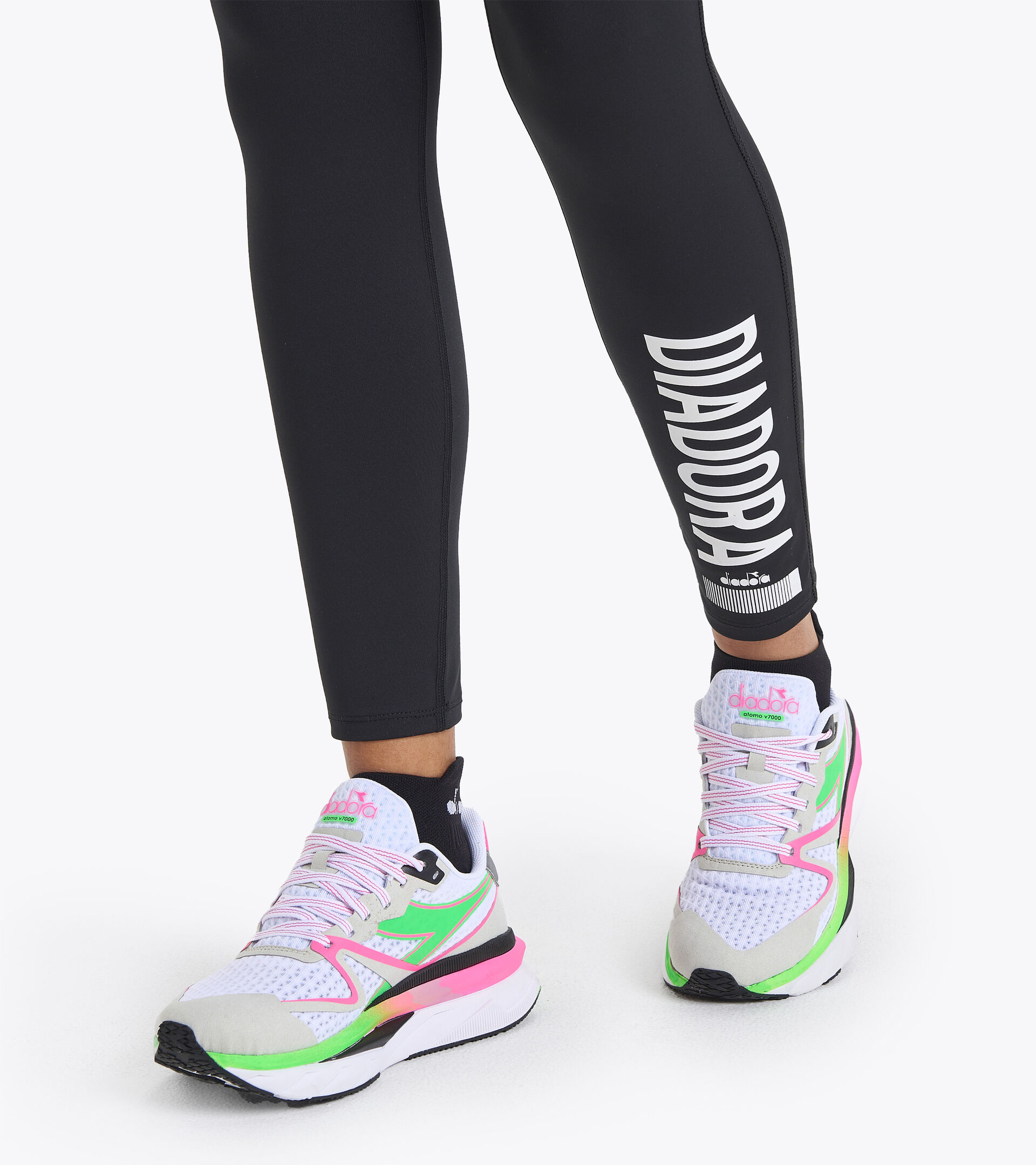 Running shorts - Women L. TIGHTS BE ONE BLACK - Diadora