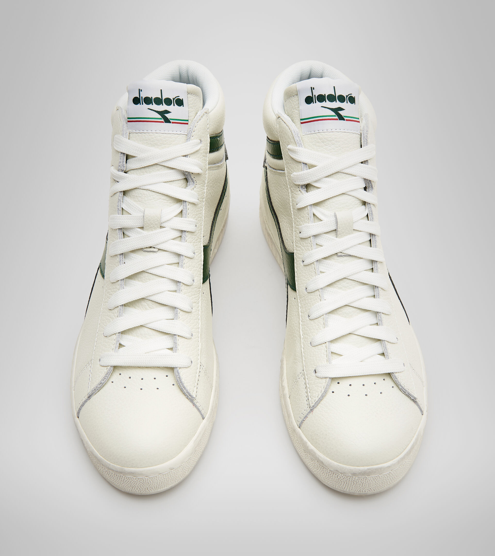 Sports shoes - Unisex GAME L HIGH WAXED WHITE/FOGLIAGE - Diadora