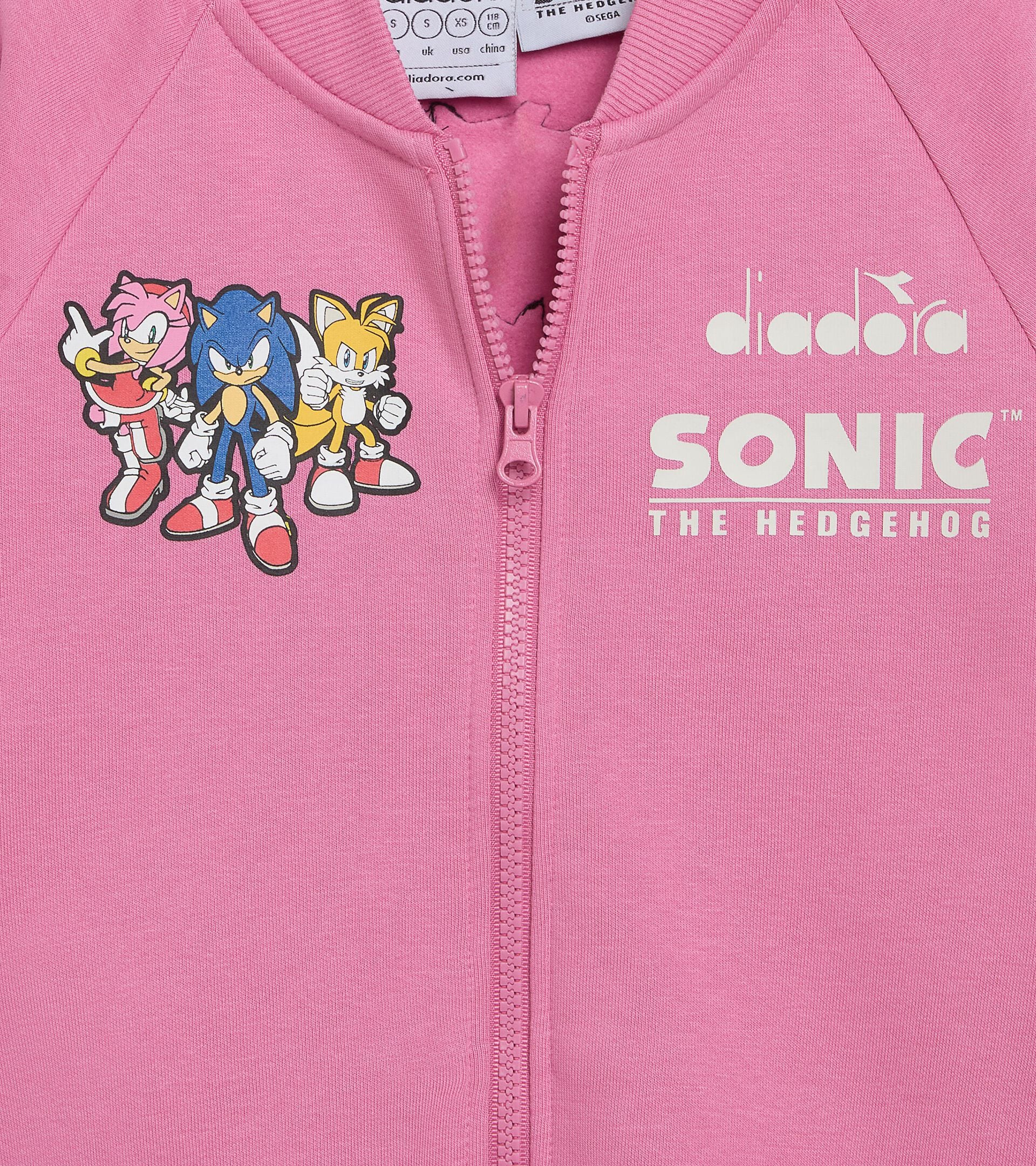 Ch&aacute;ndal cotton look - Ni&ntilde;os y ni&ntilde;as JU. TRACKSUIT FZ SONIC (BR) ROSA CACHEMIRA - Diadora