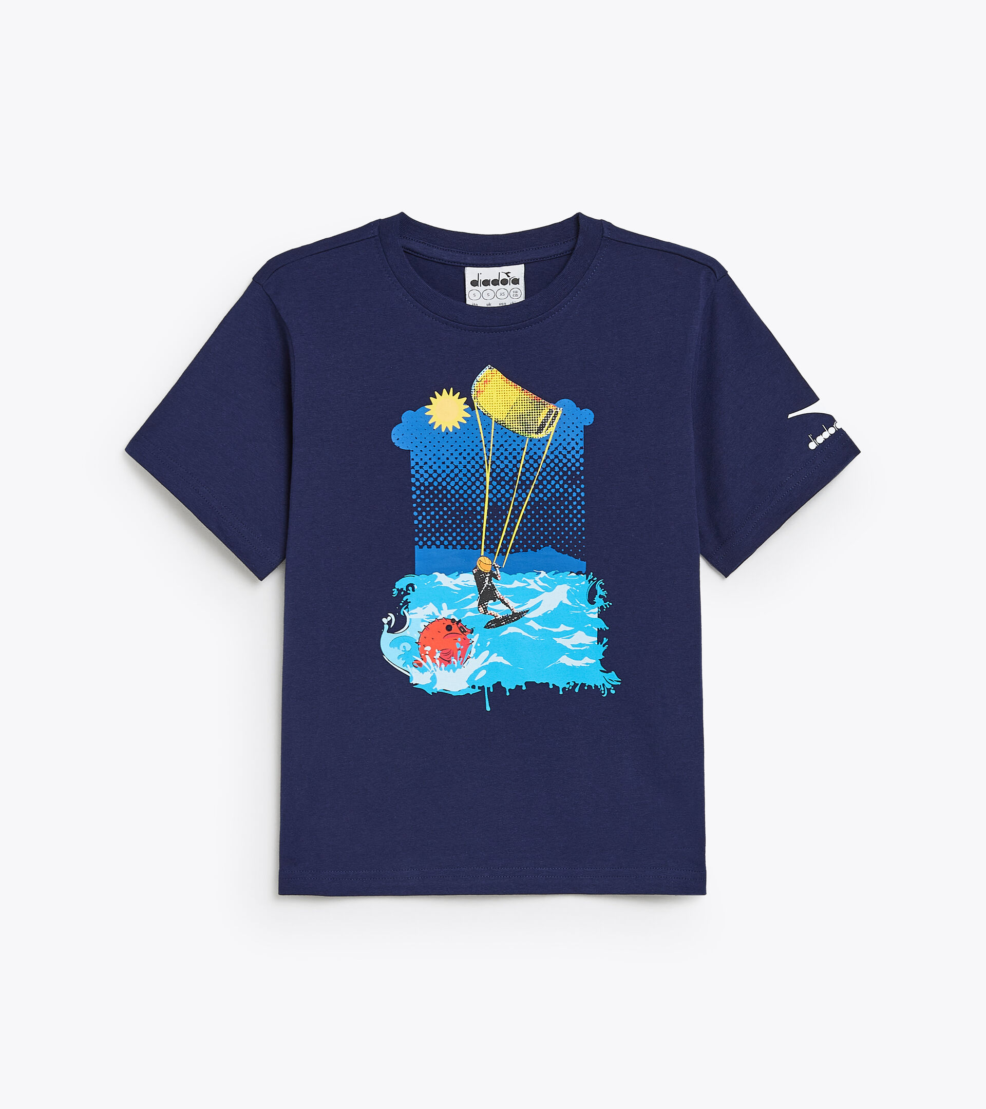 T-shirt - Garçon JB. T-SHIRT SS BOUNCE BLEU CABAN - Diadora