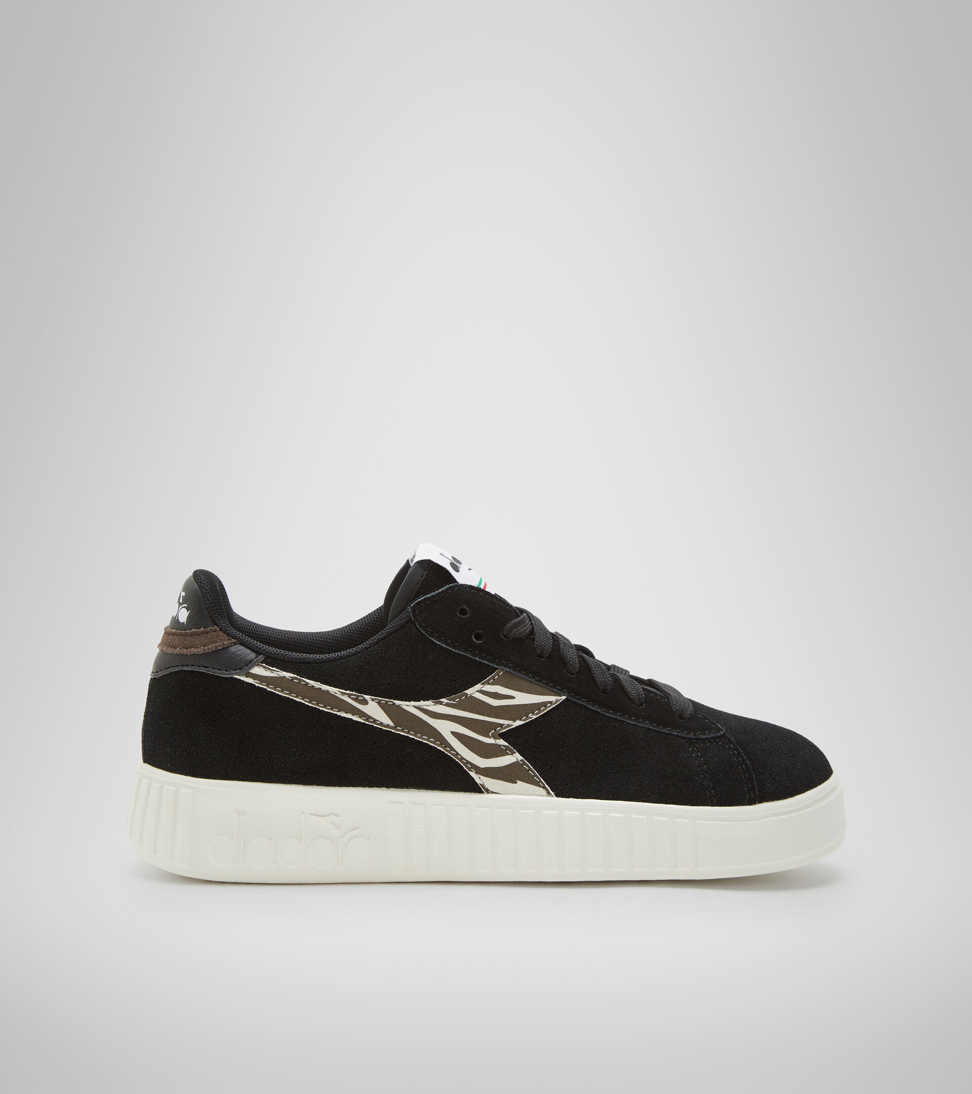 Zapatillas deportivas - Mujer GAME STEP SUEDE ANIMALIER NEGRO/NEGRO - Diadora