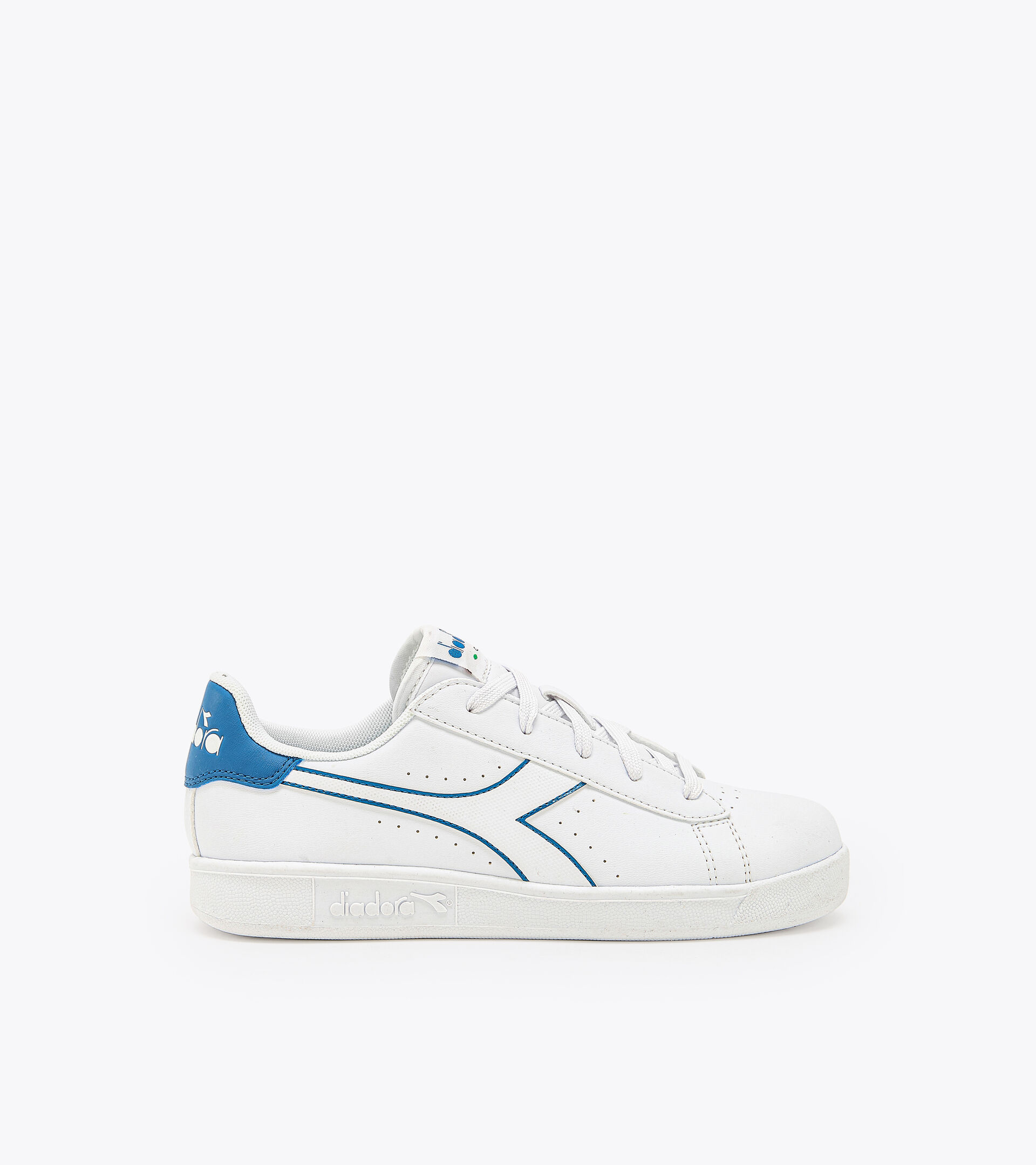 Sports shoes - Youth 8-16 years GAME P GS WHITE/BLUE VALLARTA - Diadora