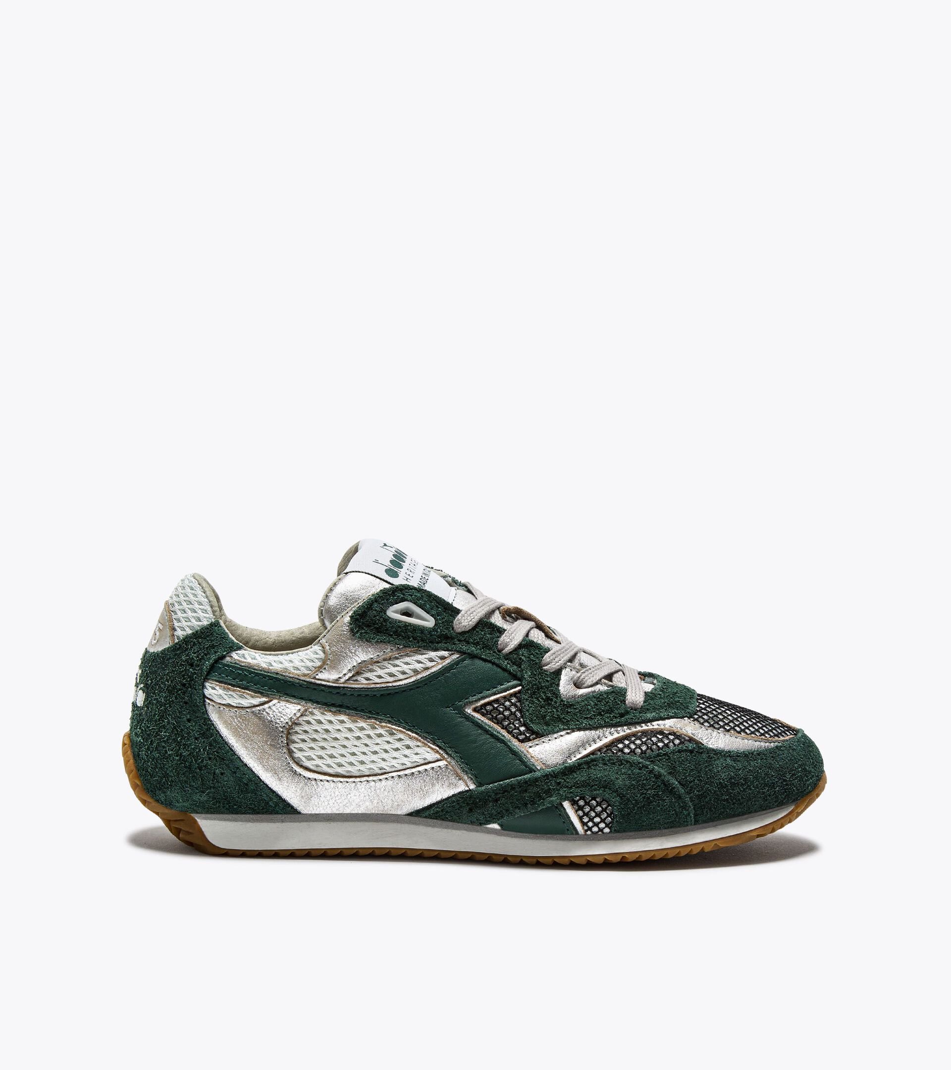 Low-profile Heritage sneaker - Made in Italy - All-gender EQUIPE REVENGE ITALIA USED GREEN TREKKING - Diadora