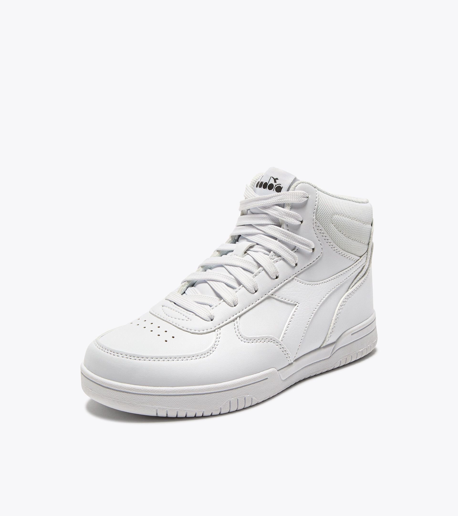 Sports shoes - Youth 8-16 years RAPTOR MID GS WHITE/WHITE/WHITE - Diadora