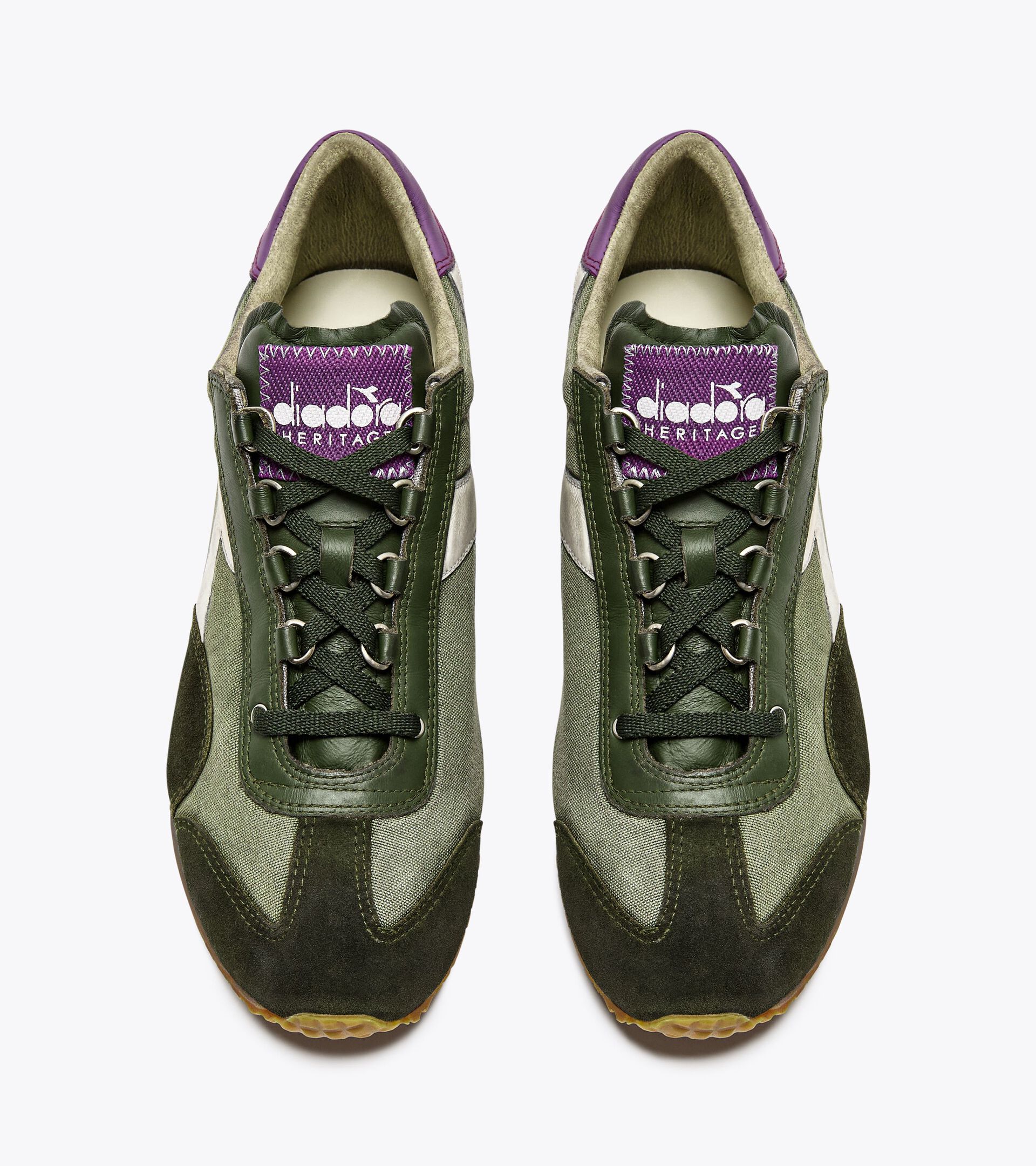 Zapatilla Heritage de piel - Para todos los géneros
 EQUIPE DIRTY SW EVO VERDE FIFLE - Diadora