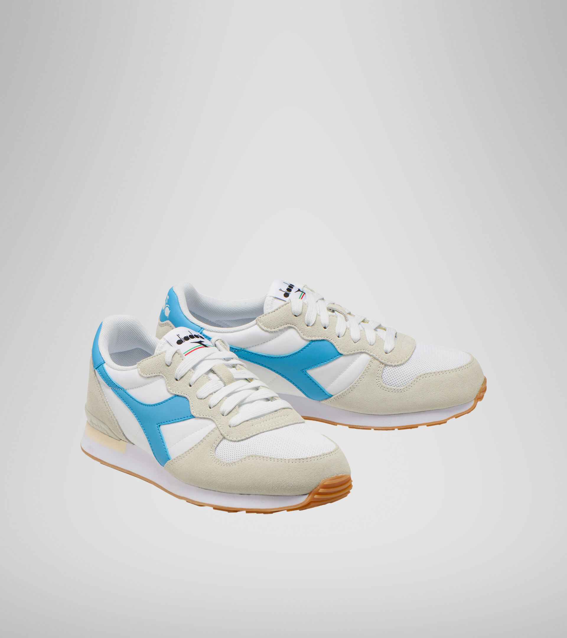 Footwear Sportswear UNISEX CAMARO WHITE/CYAN BLUE Diadora