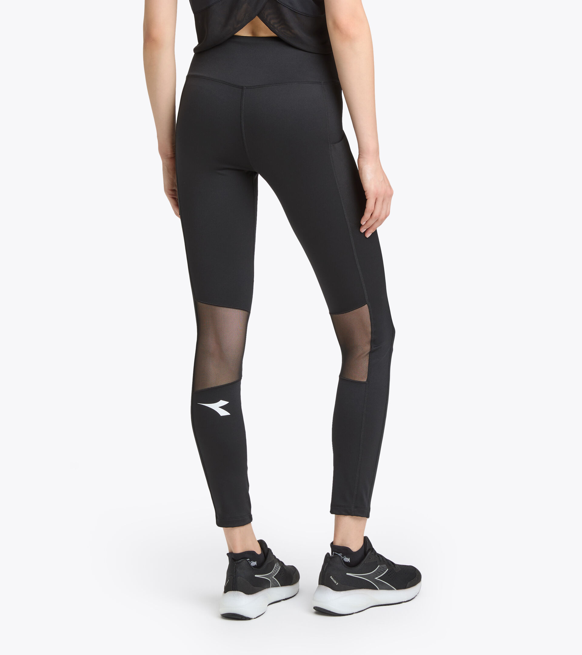 Training leggings - Women L. HW TIGHTS BUDDYFIT BLACK - Diadora
