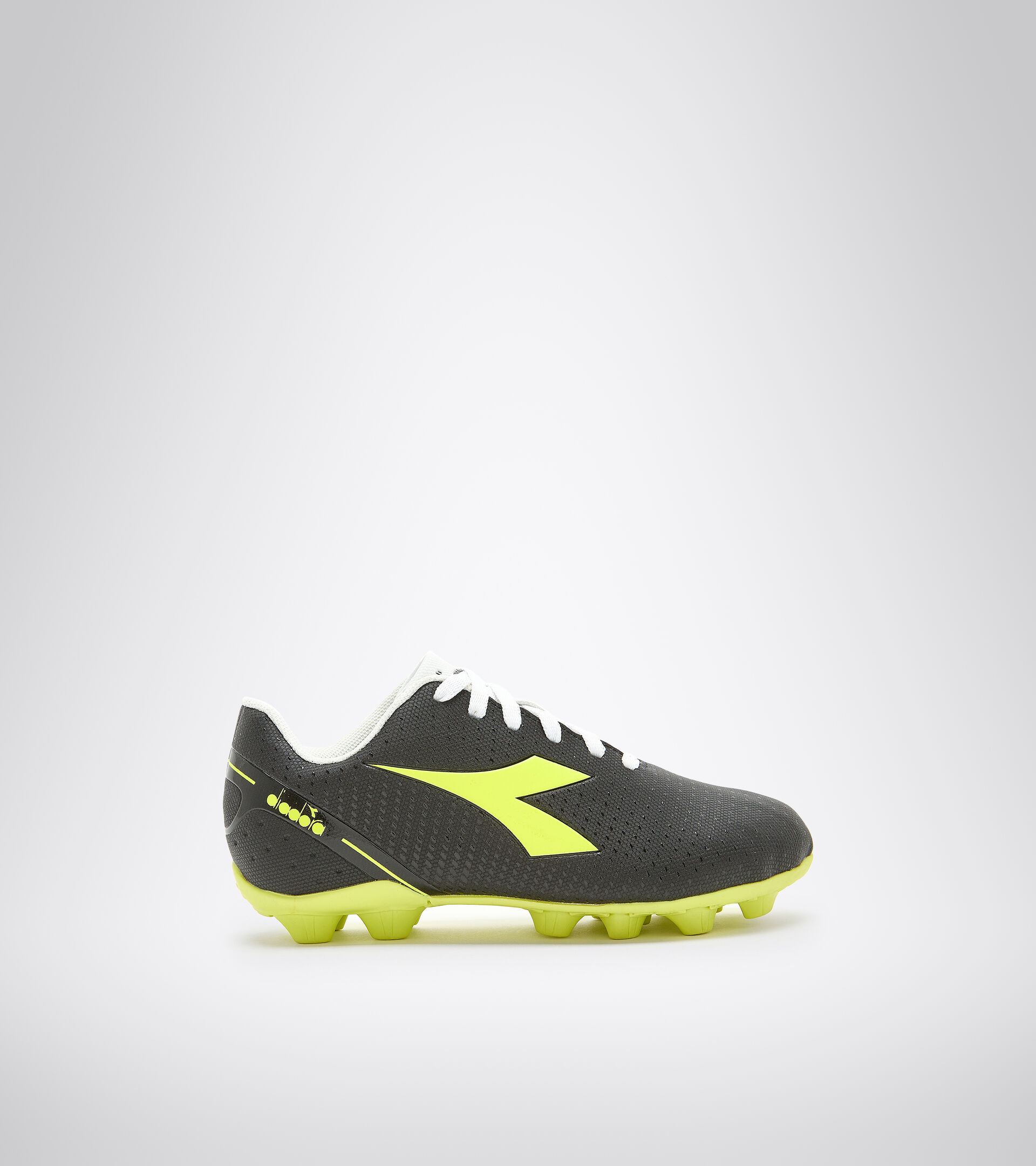 Chaussures de football junior - Unisexe PICHICHI 5 MD JR NERO/GIALLO FL DD/BIANCO OTTIC - Diadora