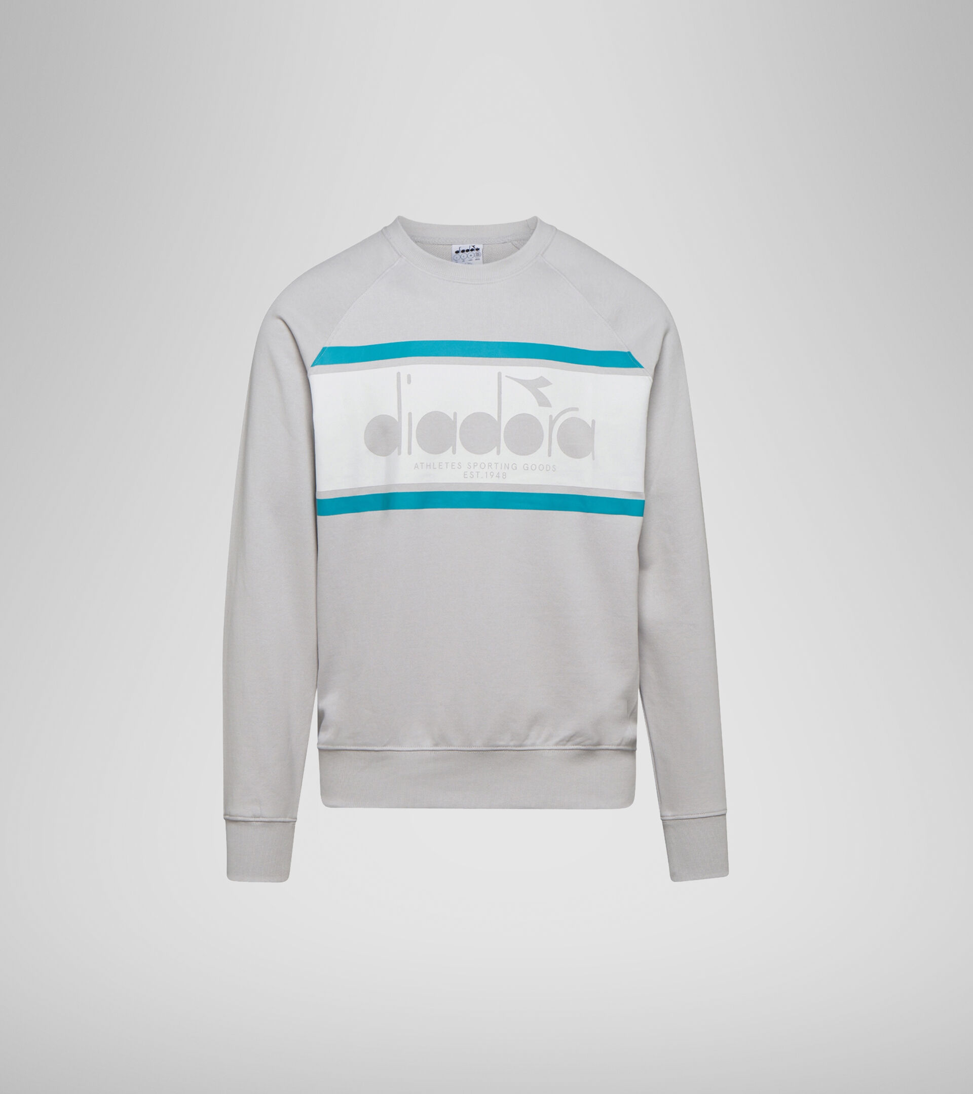 Apparel Sportswear UOMO SWEATSHIRT CREW SPECTRA GRIS GIRGOLA Diadora