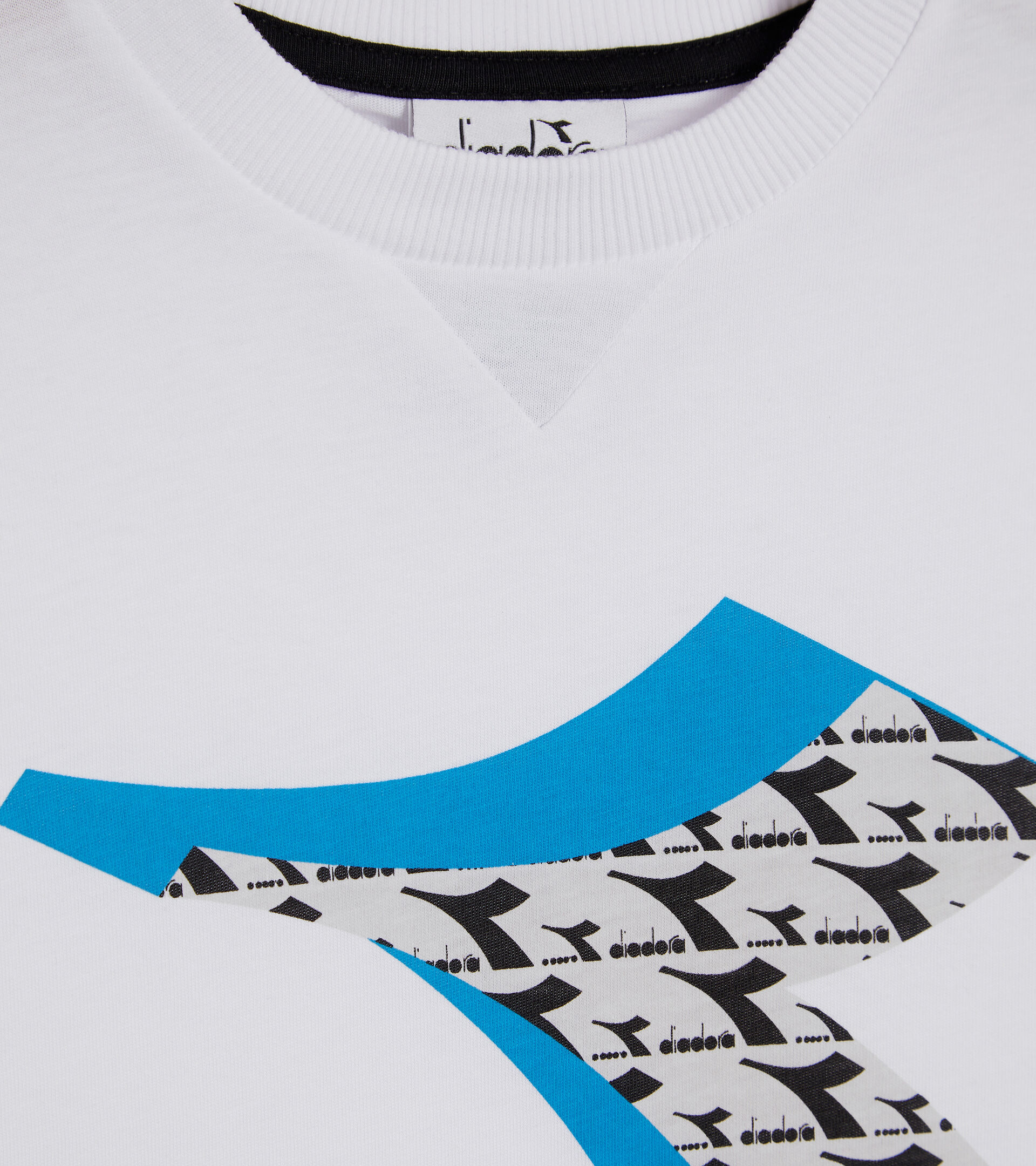 T-shirt - Kids JU.SS T-SHIRT CUBIC OPTICAL WHITE - Diadora