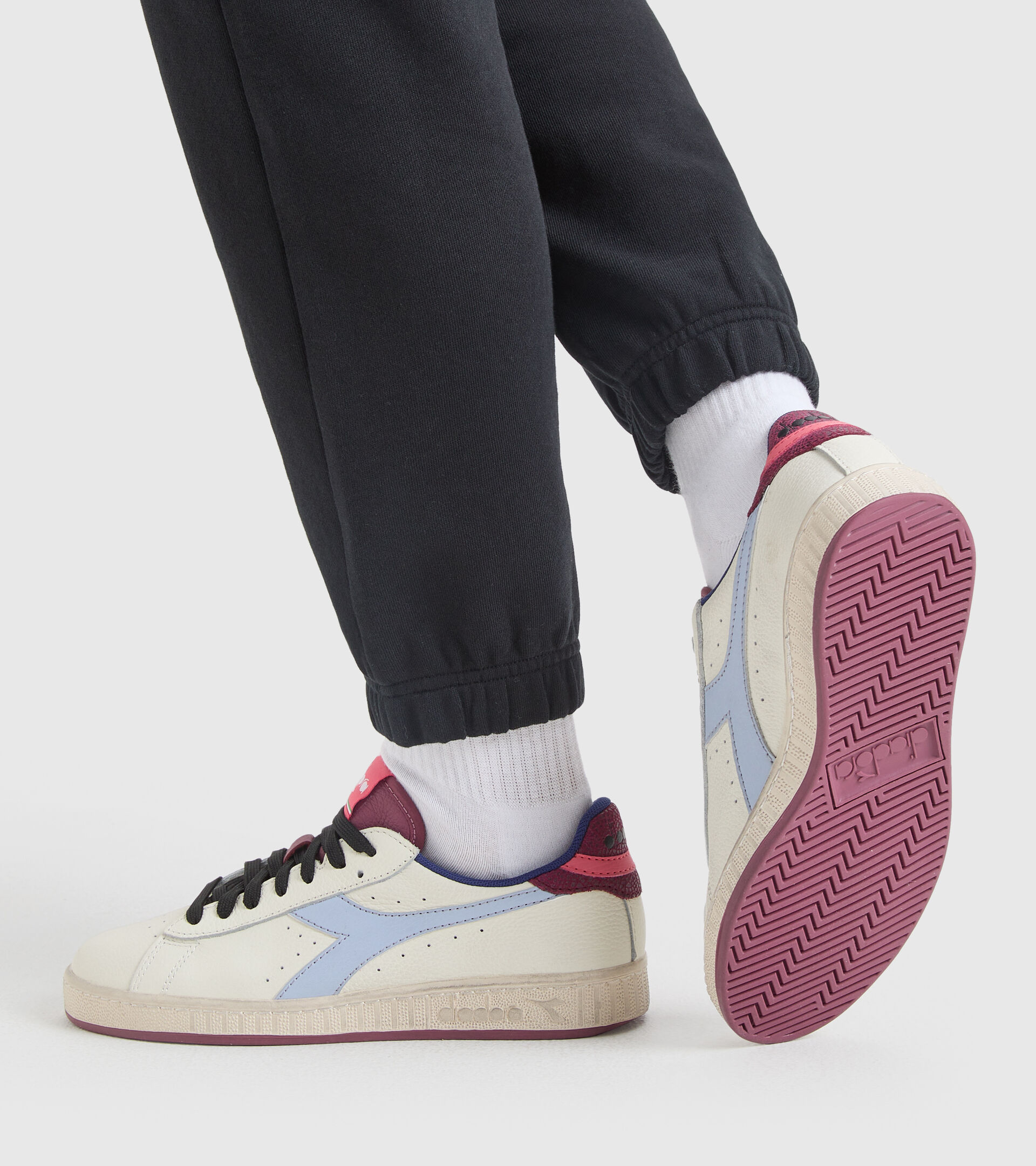 Sports shoes - Women GAME L LOW ICONA WN RENAISSANCE RSE/LLC MARBLE/TEA - Diadora