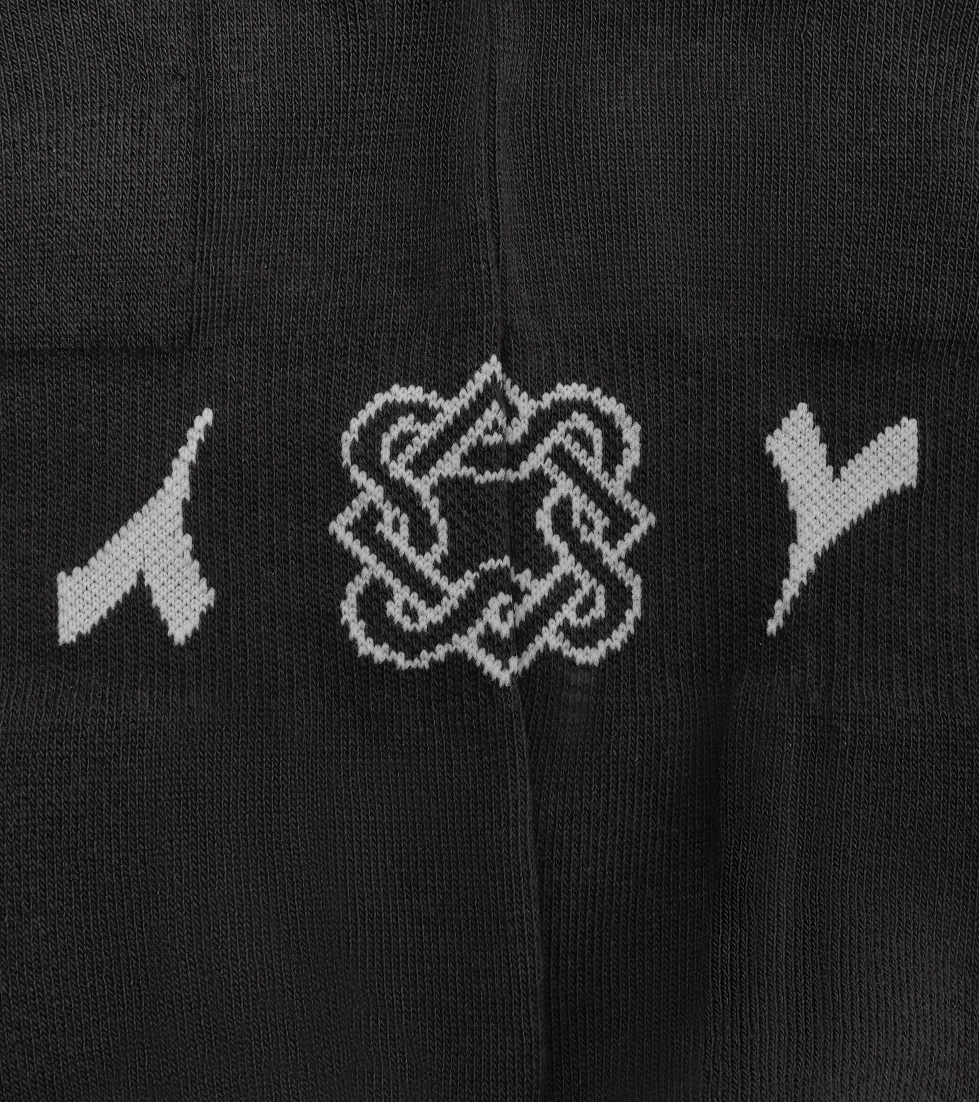 Chaussettes montantes classiques revisitées par Lack of Guidance SOCKS LACK OF GUIDANCE GRIS RAYURE - Diadora