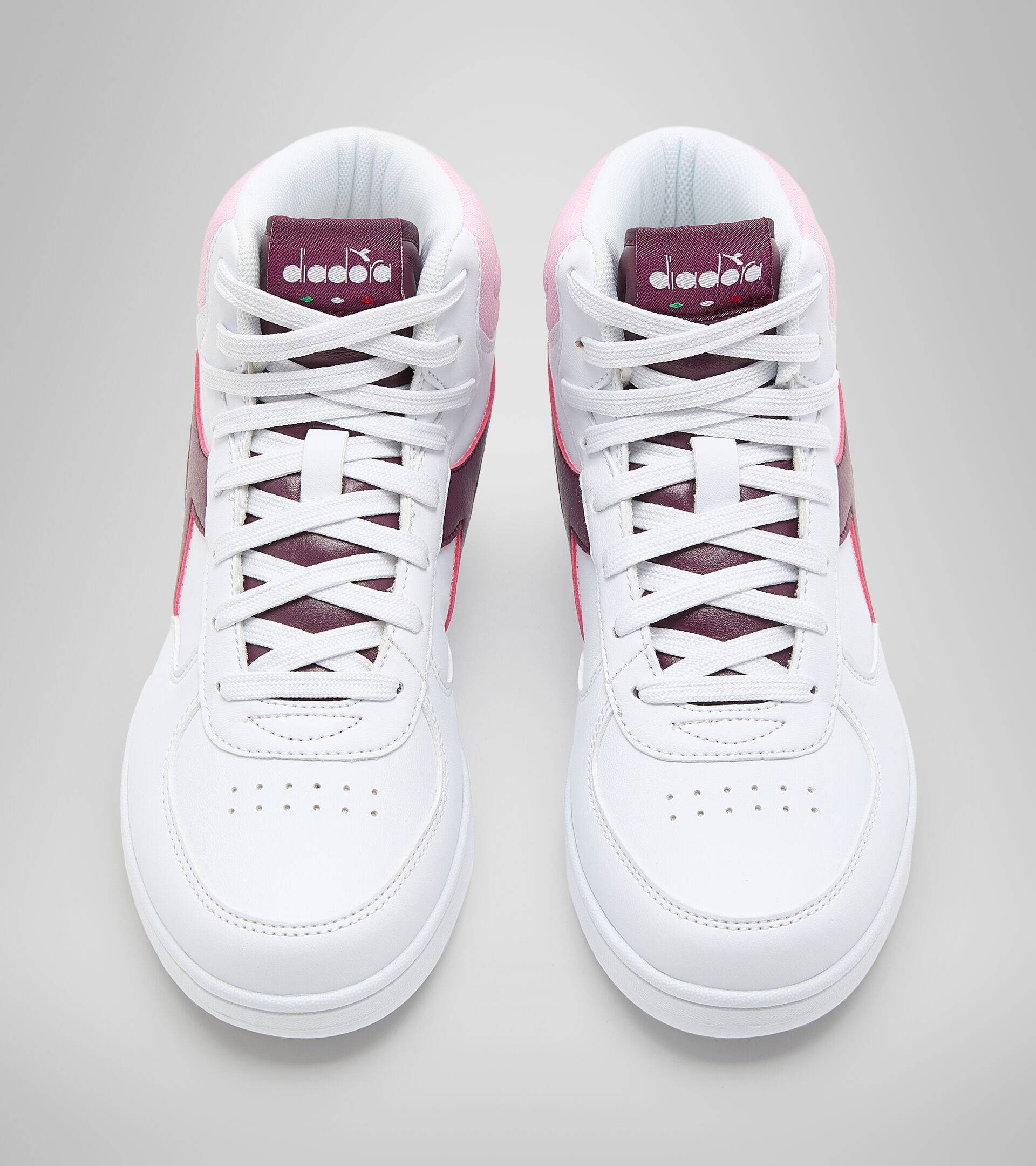 Zapatilla deportiva - Niños 8-16 años RAPTOR MID GS BLANCO/VINO D UVA - Diadora