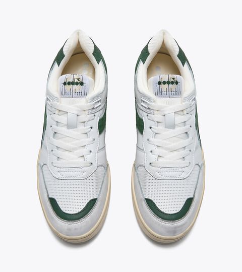 B.560 USED, BLANC/VERTS PATURAGES Chaussures Heritage - Unisexe B.560 USED BLANC/VERTS PATURAGES - Diadora