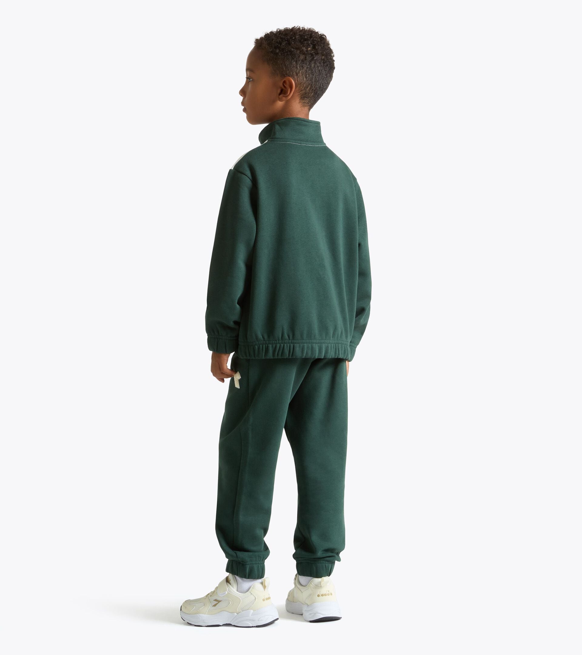 Ch&aacute;ndal de triacetato - Regular - Ni&ntilde;os y ni&ntilde;as JB. TRACKSUIT FZ LOGO (BR) VERDE BOSQUECILLO DE PINO - Diadora