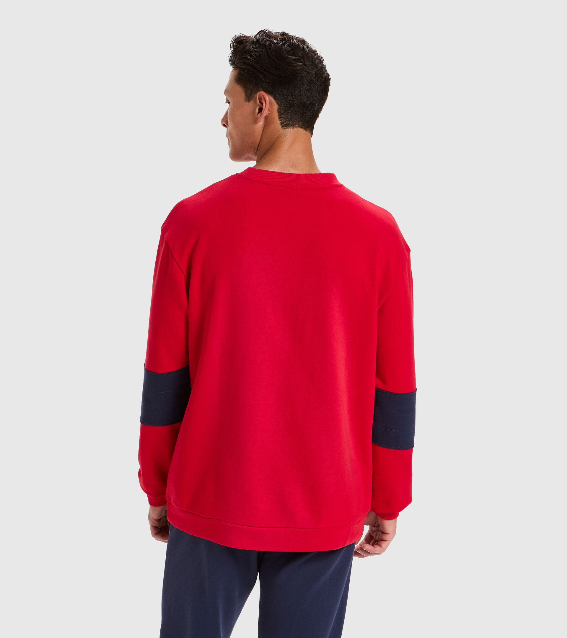 Crew-neck sweatshirt - Men SWEATSHIRT CREW SHIELD TANGO RED - Diadora