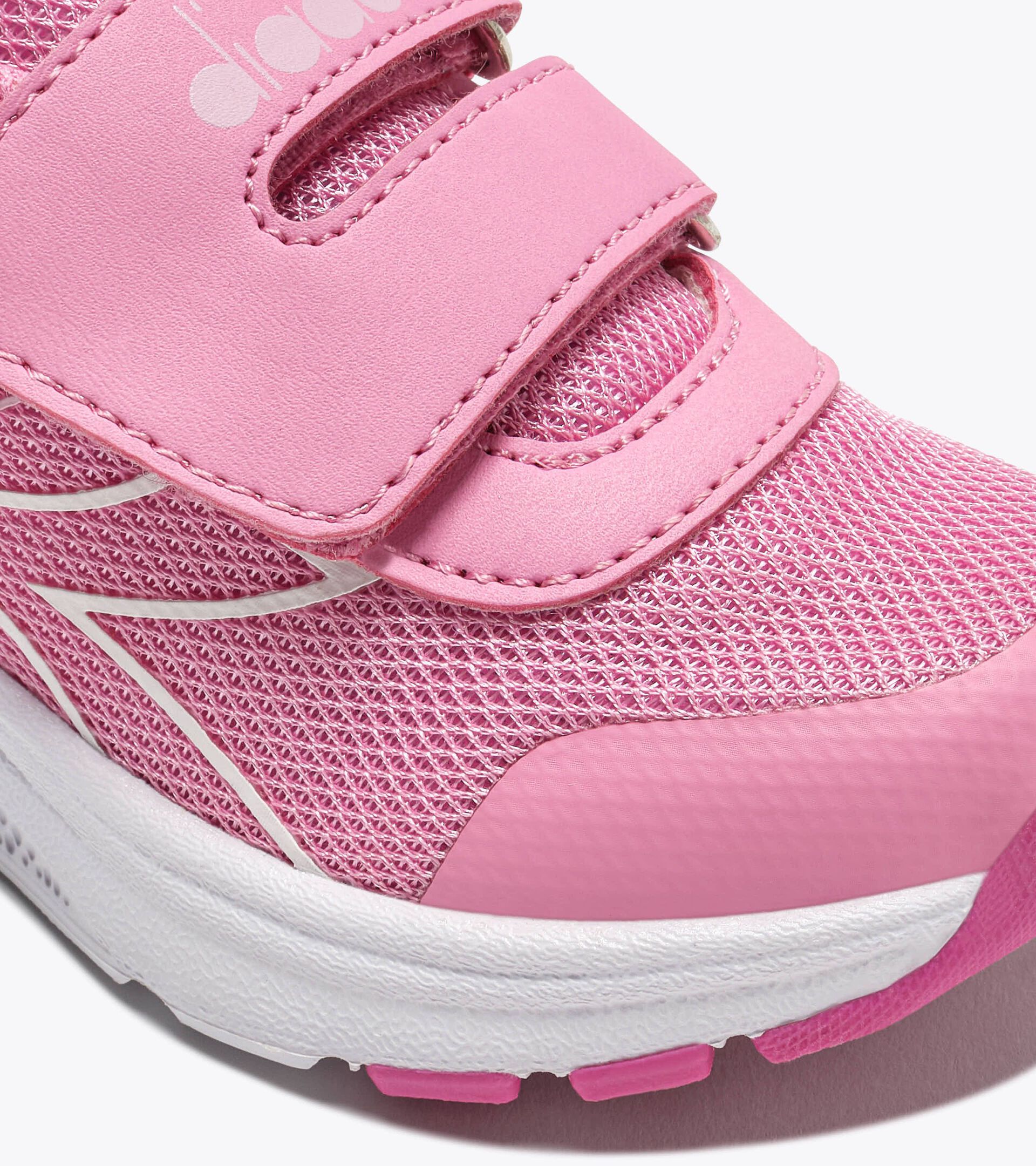 Kids&rsquo; sports shoe - 1 to 3 years
 FALCON 6 I BEGONIA PINK/WHITE - Diadora