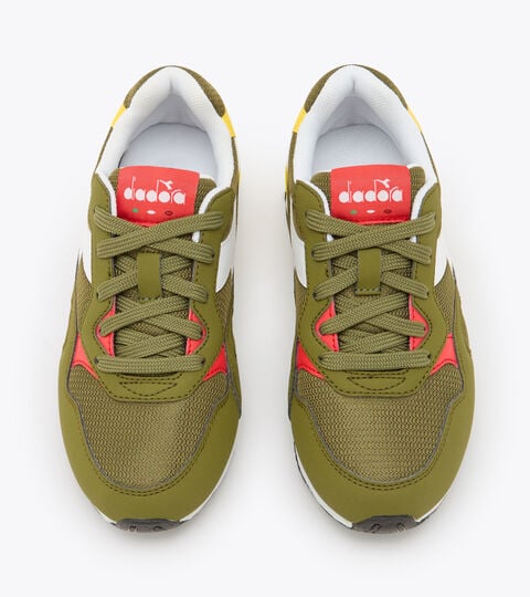N.92 PS, AVOCADO/WHITE/VIBRANT YELLOW Sports shoes - Kids 4-8 years N.92 PS AVOCADO/WHITE/VIBRANT YELLOW - Diadora