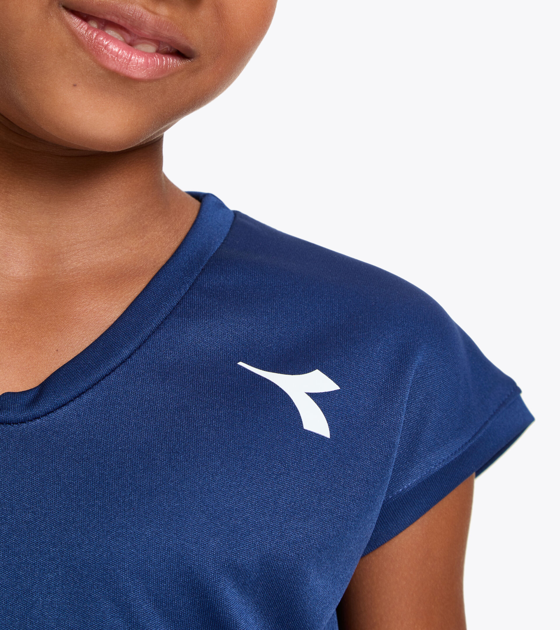 T-shirt de tennis - Junior G. T-SHIRT TEAM BLEU DOMAINE - Diadora